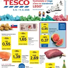 Tesco Hypermarket - leták - náhľad letáku platný od 05.08.2026