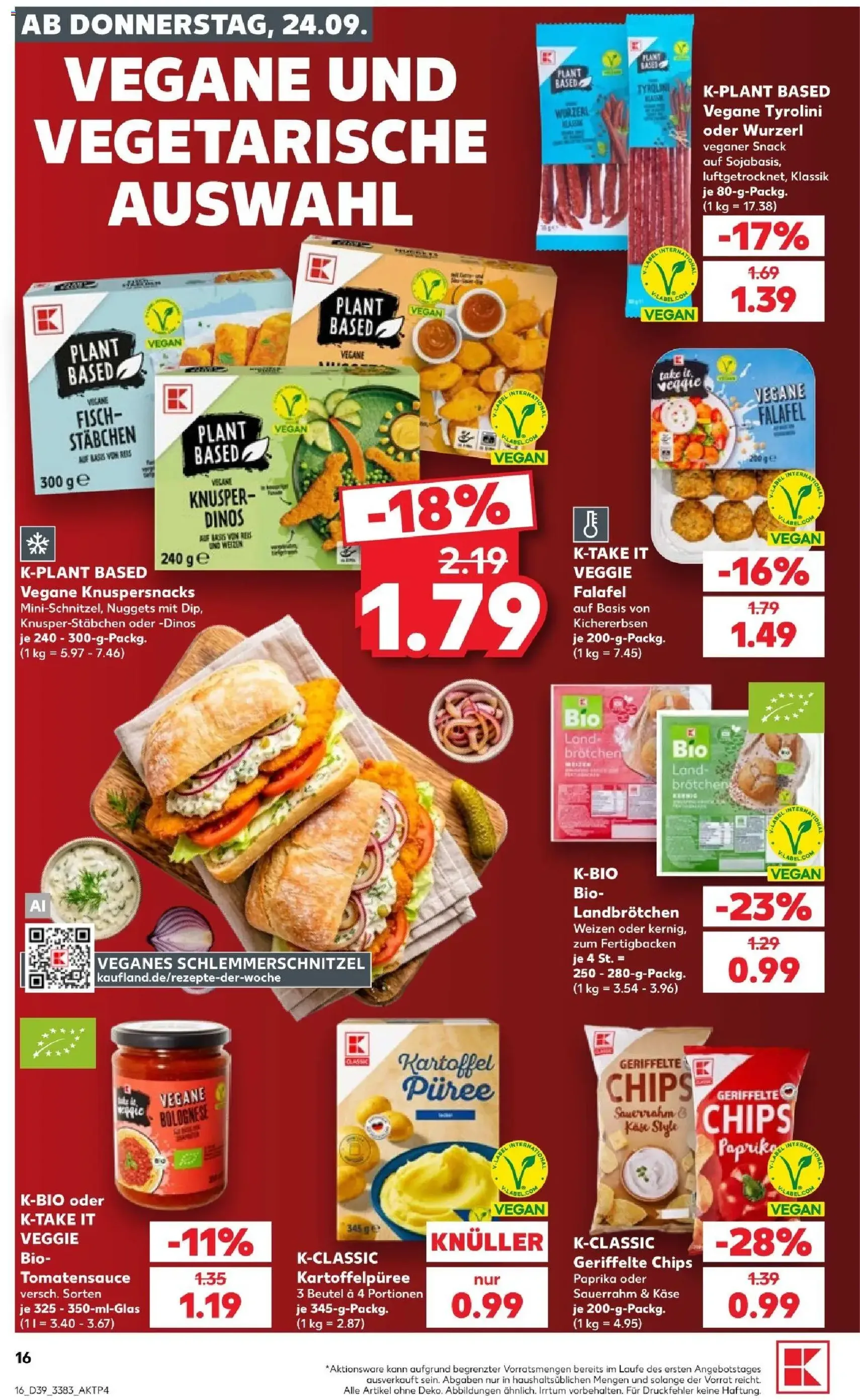 Kaufland Prospekt - Gültiger Prospekt ab 24.09.2026, Seite 16 von insgesamt 72