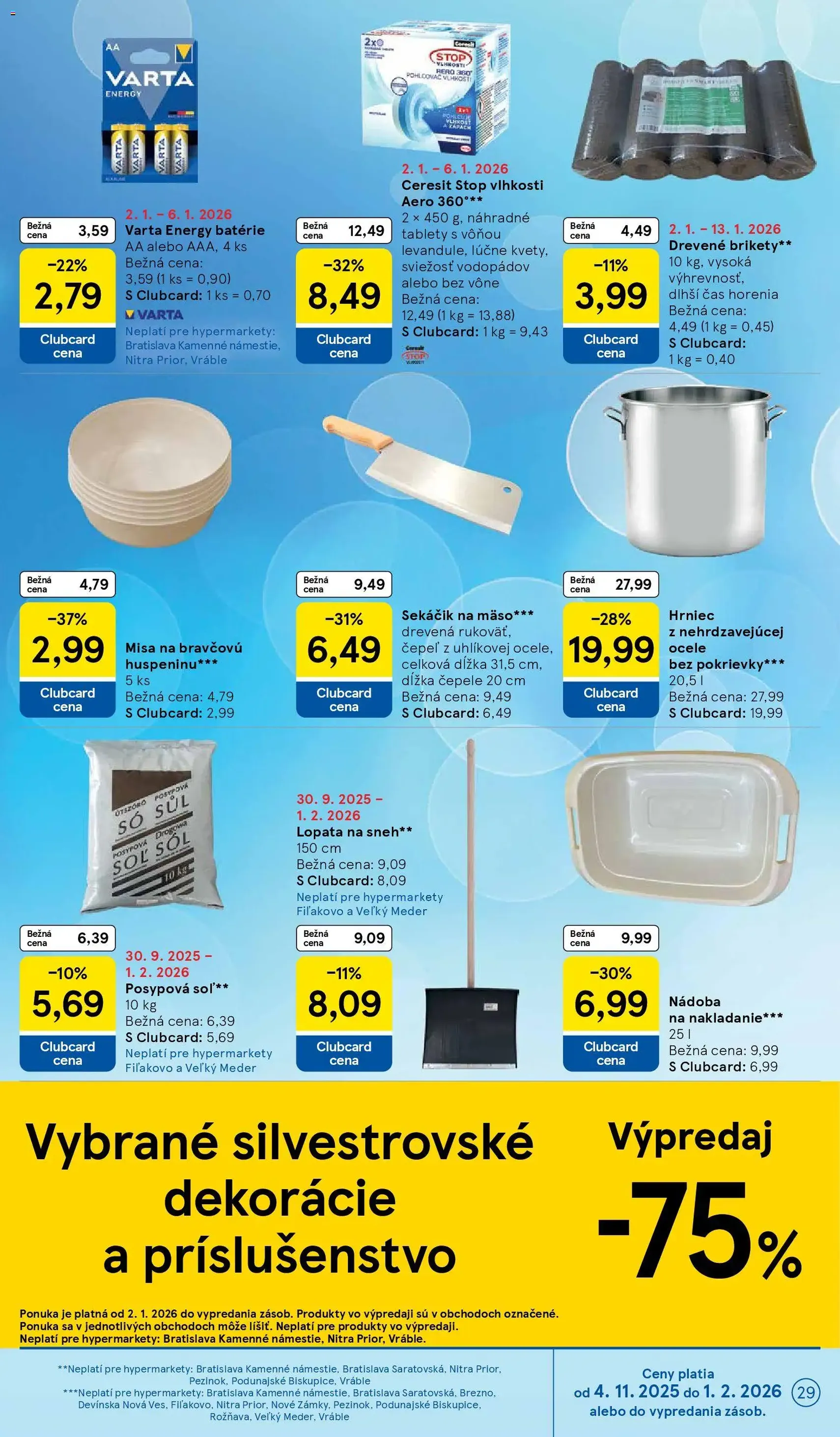 Tesco Hypermarket - leták - platný leták od 02.01.2026 strana 29 z 32