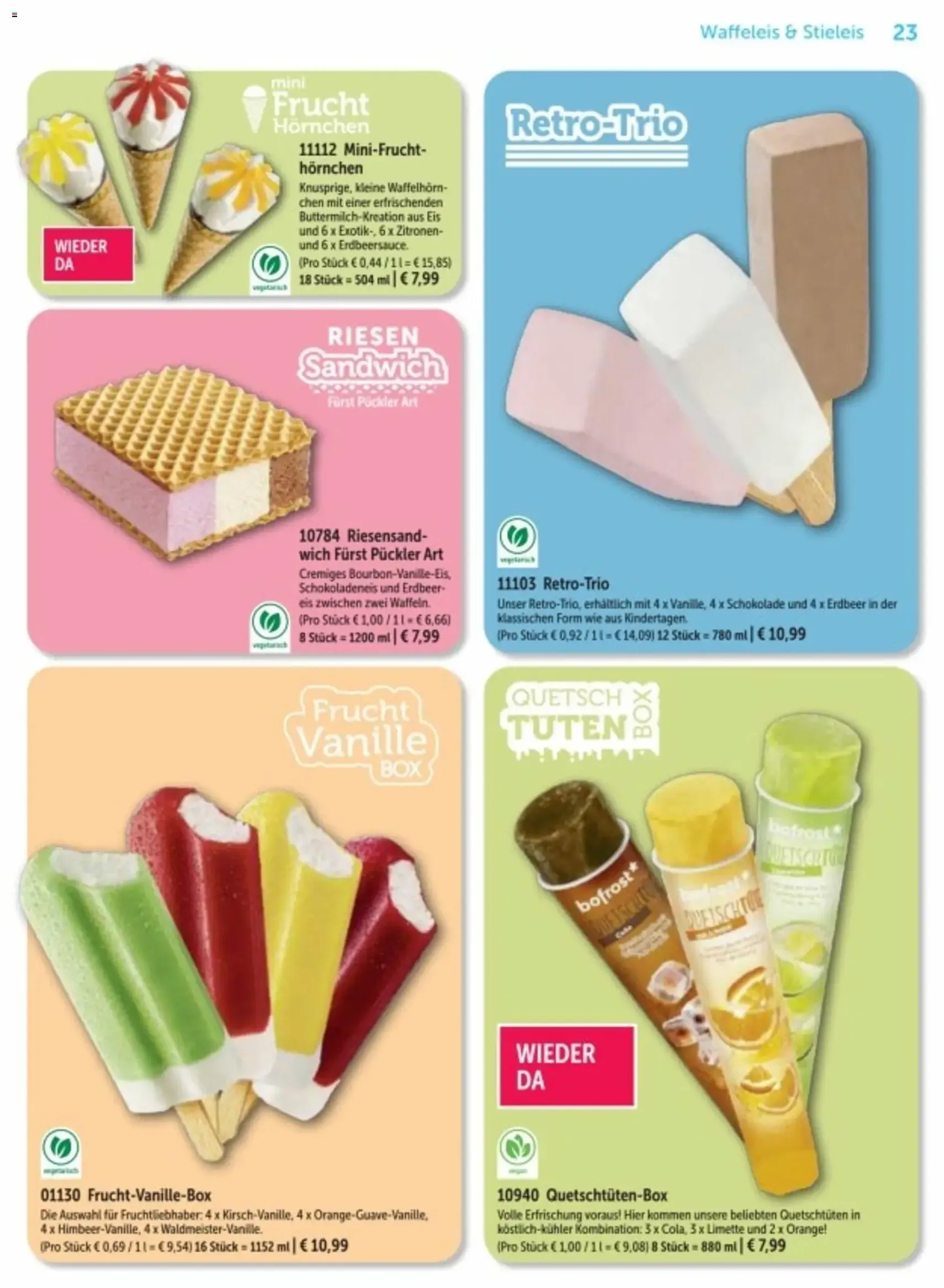 Bofrost Katalog - Gültiger Prospekt ab 06.03.2026, Seite 23 von insgesamt 150
