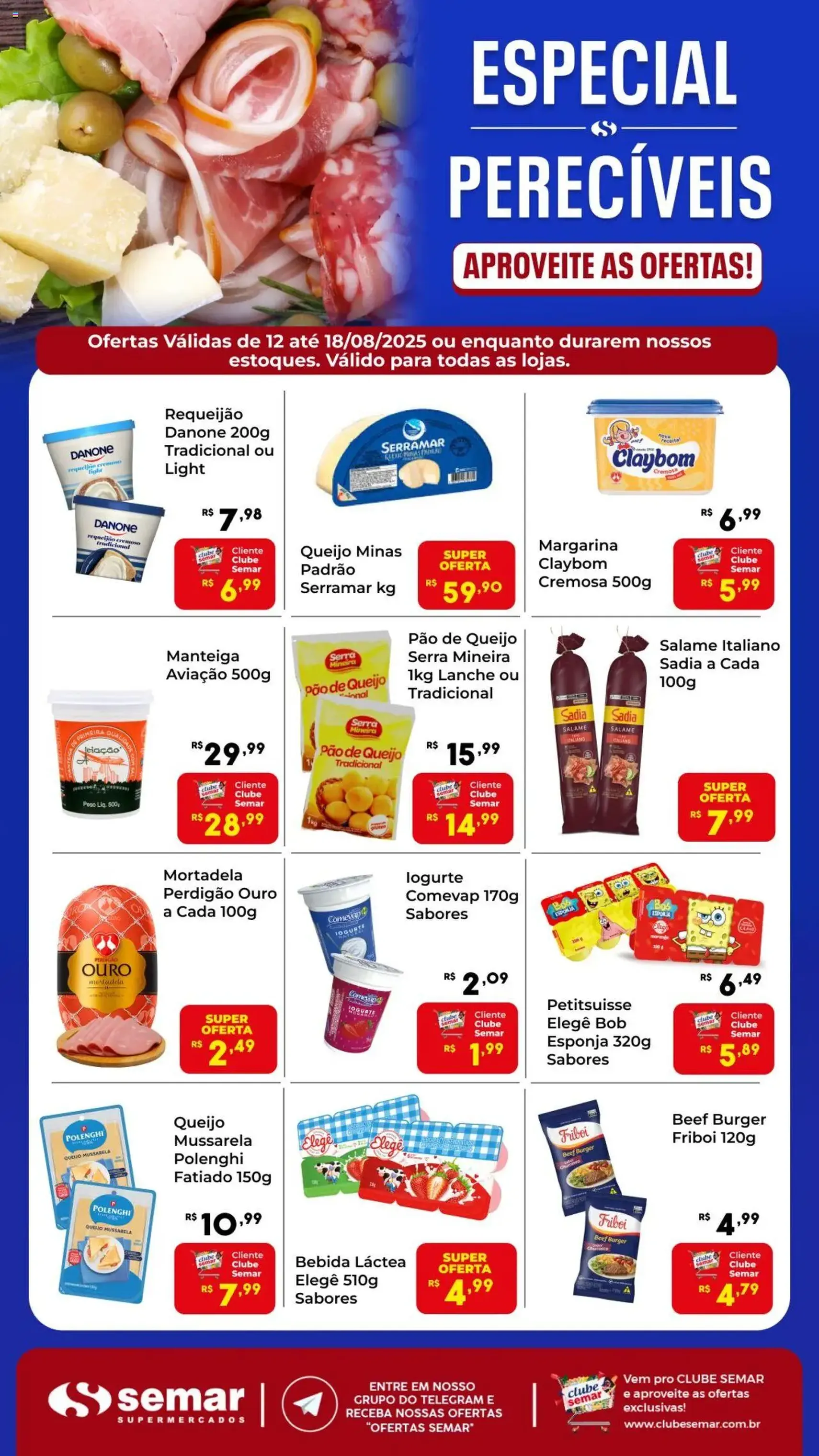 Semar Supermercado - Ofertas da semana - folheto válido a partir de 12/08/2025 página 1 de 1