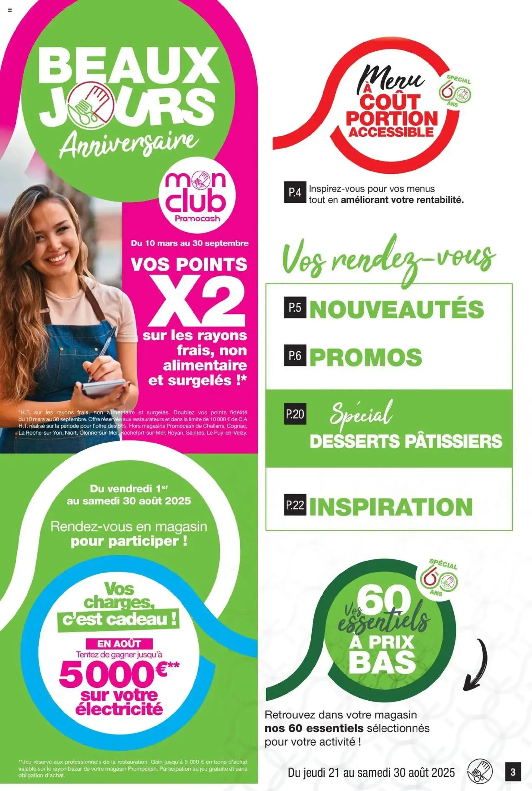 Promocash catalogue - brochure valable à partir du 21/08/2025, page 3 sur 24 Promocash catalogue - brochure valable à partir du 21/08/2025, page 3 sur 24