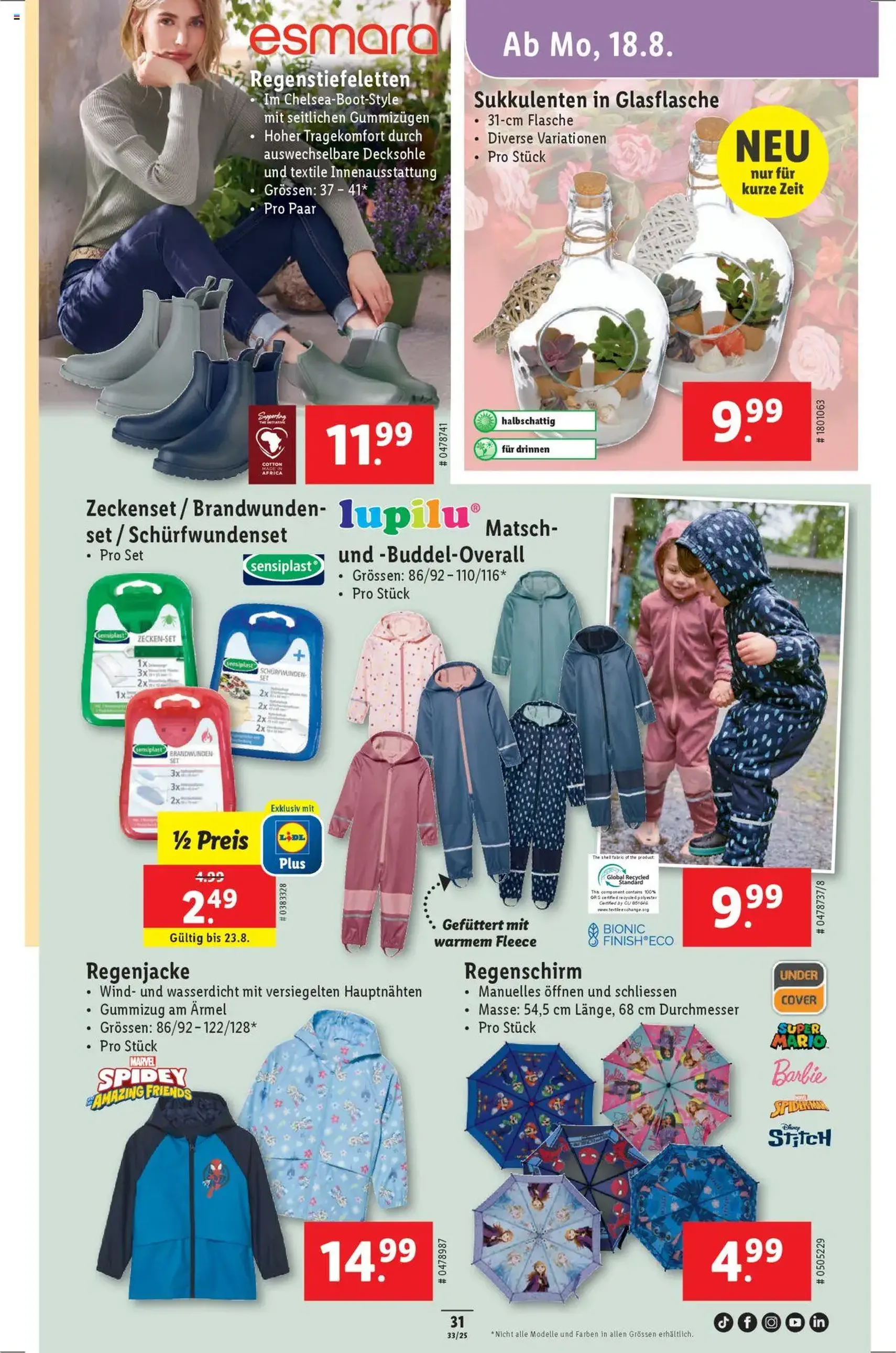 Lidl Aktionen - Gültiger Prospekt ab 14.08.2025, Seite 33 von insgesamt 34