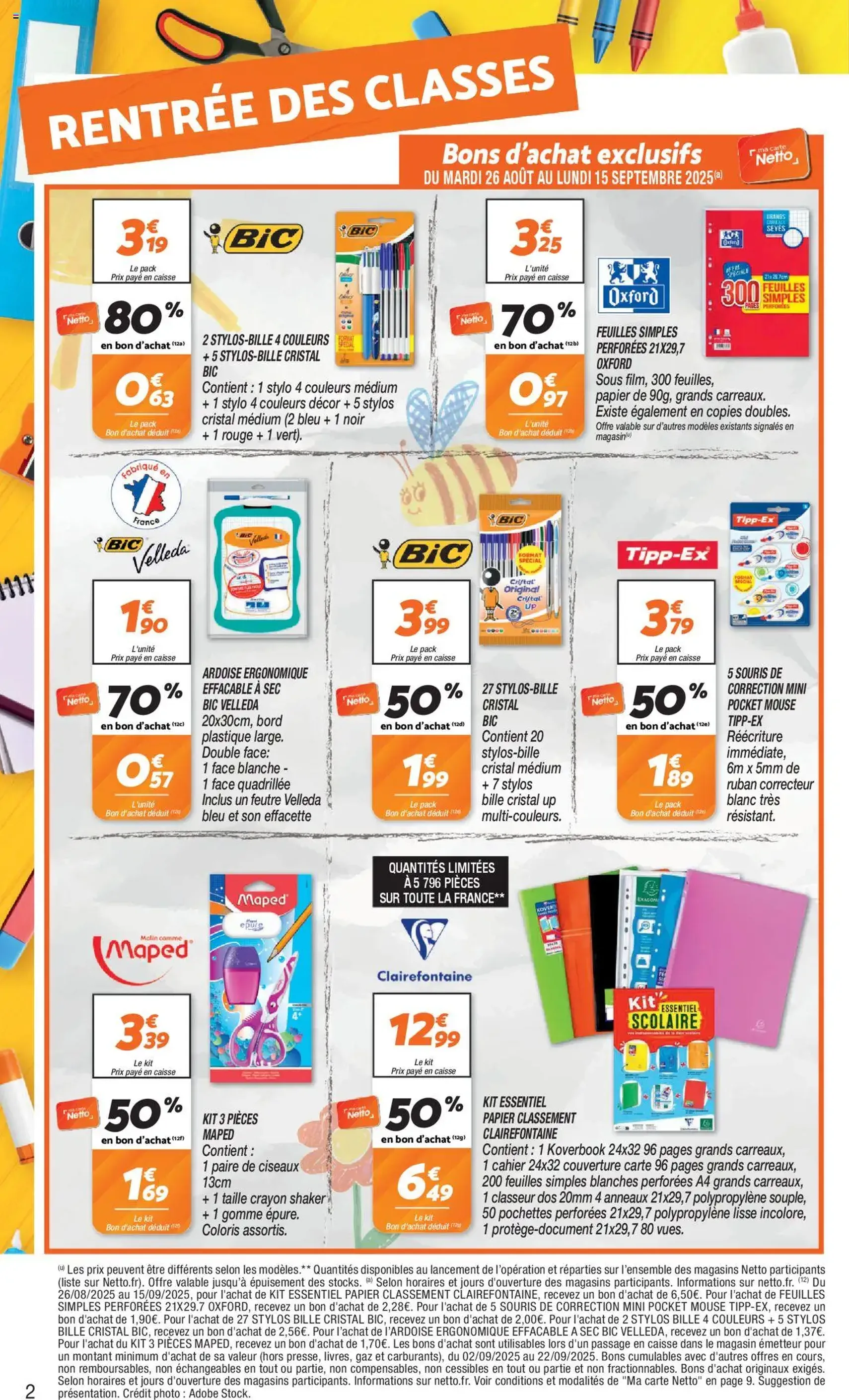 Netto catalogue - brochure valable à partir du 26/08/2025, page 2 sur 16 Netto catalogue - brochure valable à partir du 26/08/2025, page 2 sur 16