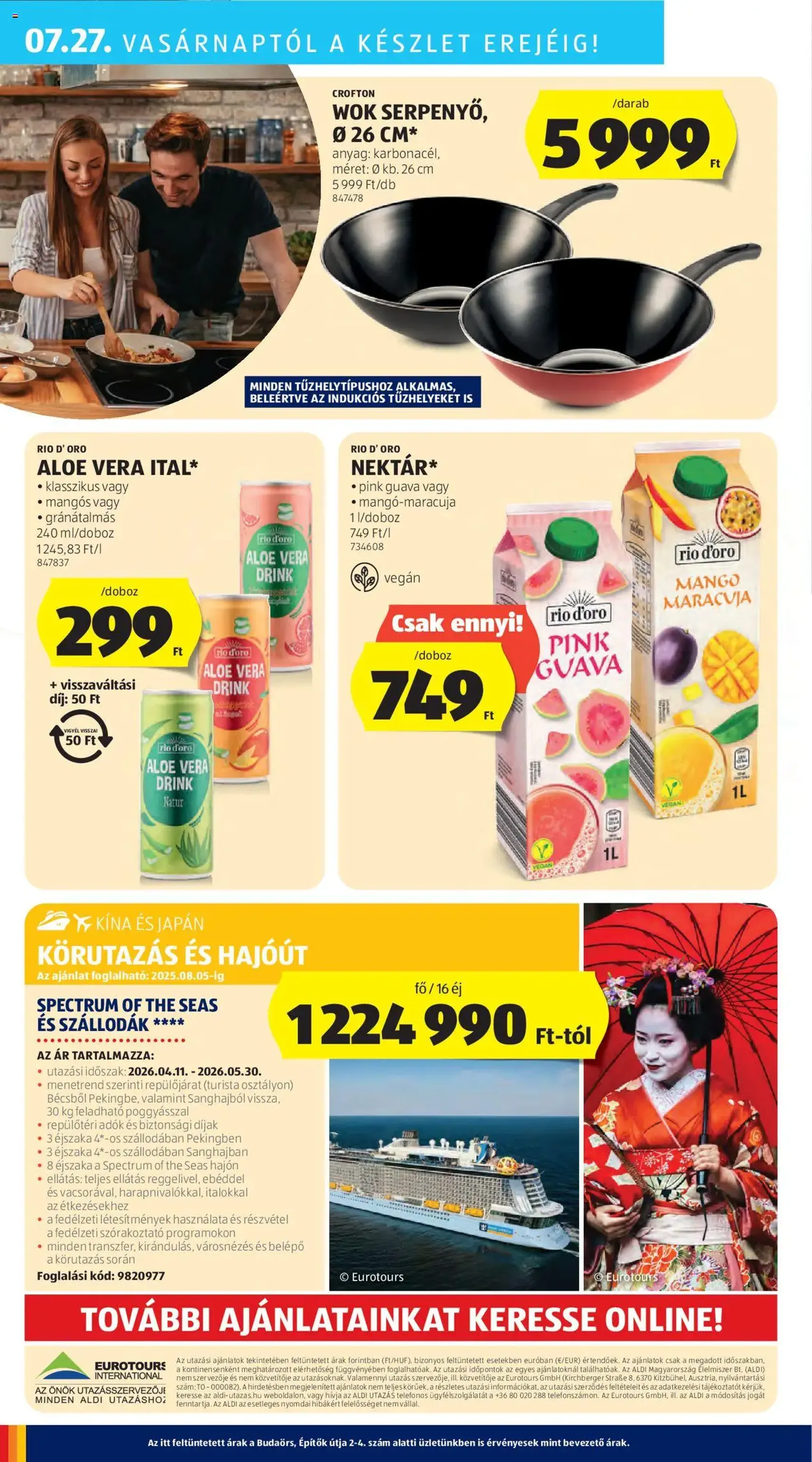 Aldi Akciós újság - 2025.07.24. érvényes szórólap 38 oldal 50 oldalból Aldi Akciós újság - 2025.07.24. érvényes szórólap 38 oldal 50 oldalból