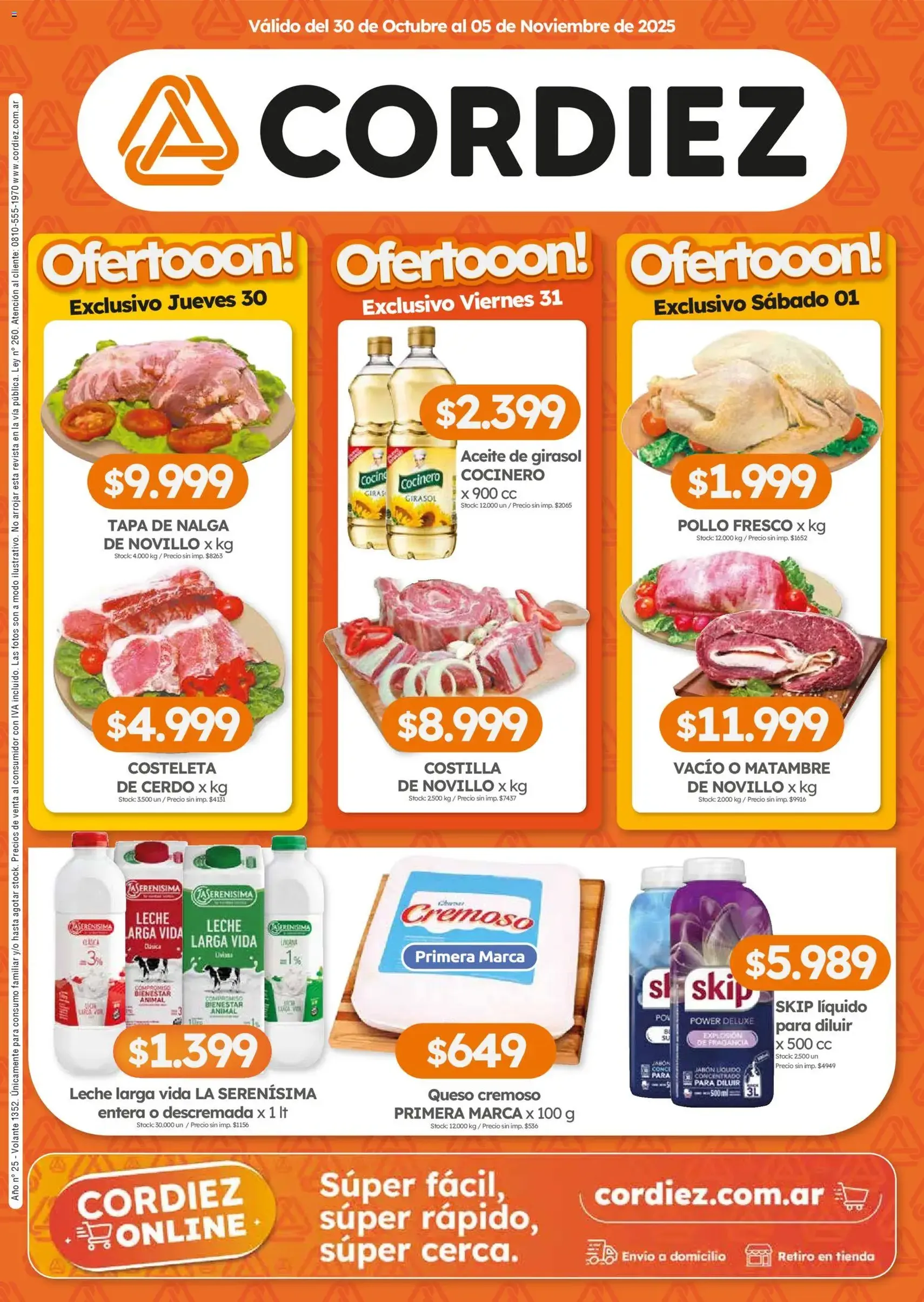Cordiez ofertas - folleto válido desde 30/10/2025 página 1 de 8 Cordiez ofertas - folleto válido desde 30/10/2025 página 1 de 8