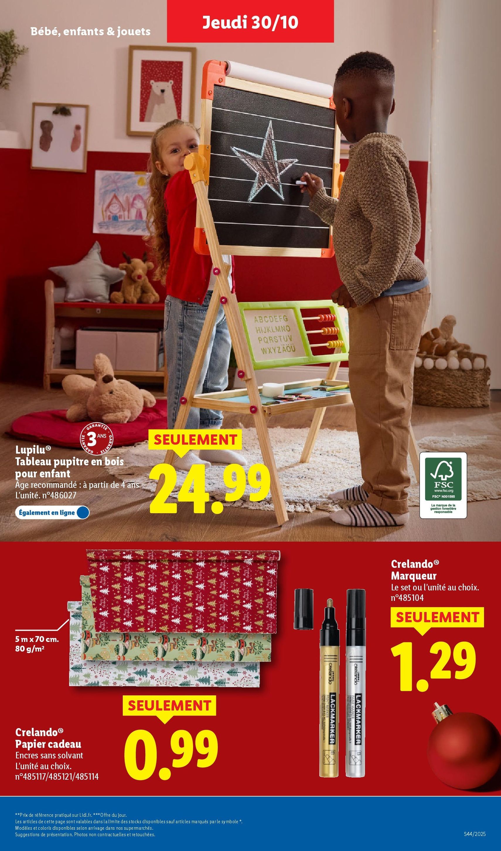 LIDL catalogue semaine 44 - brochure valable à partir du 30/10/2025, page 43 sur 82