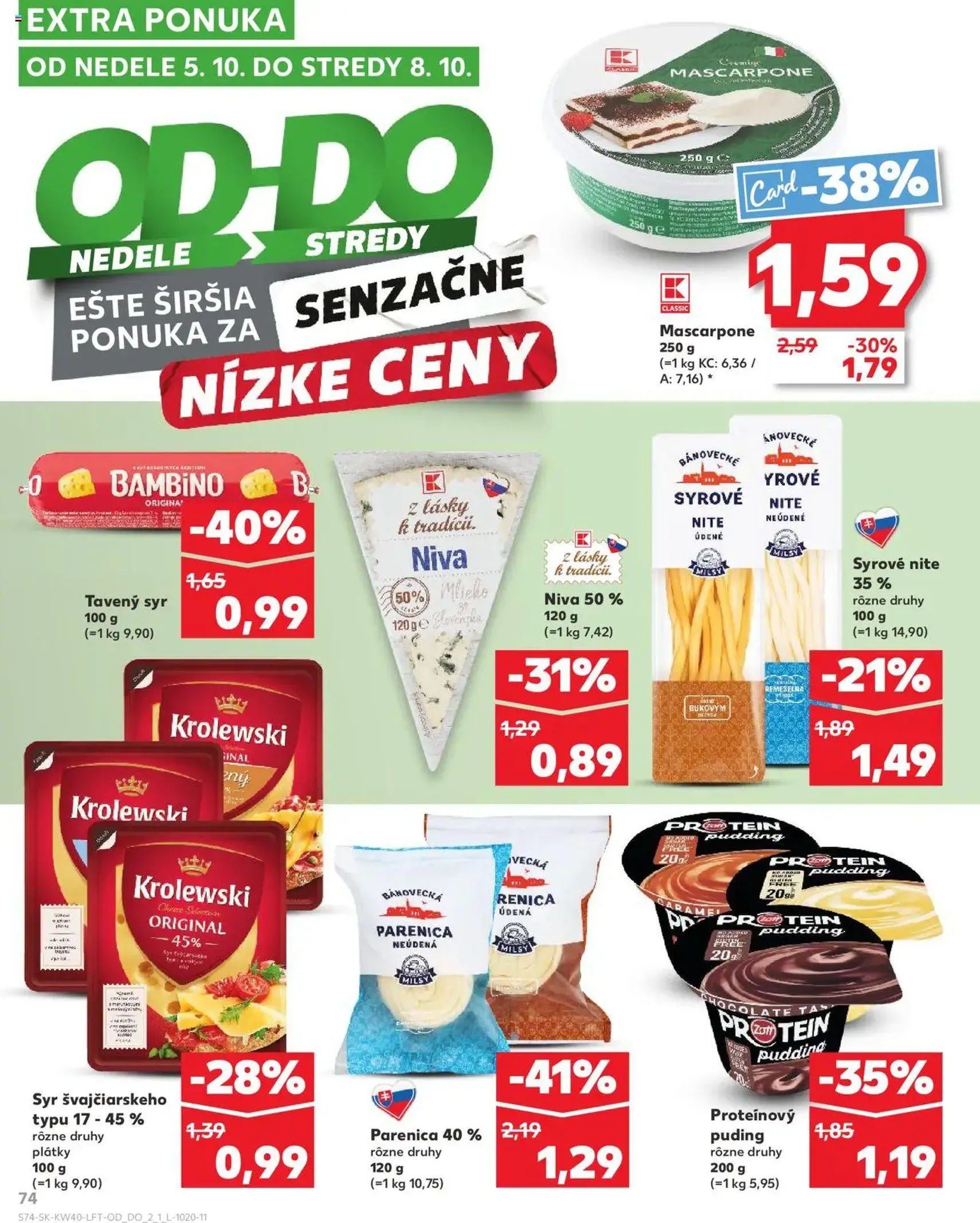 Kaufland Bratislava-Avion - platný leták od 02.10.2025 strana 74 z 78 Kaufland Bratislava-Avion - platný leták od 02.10.2025 strana 74 z 78