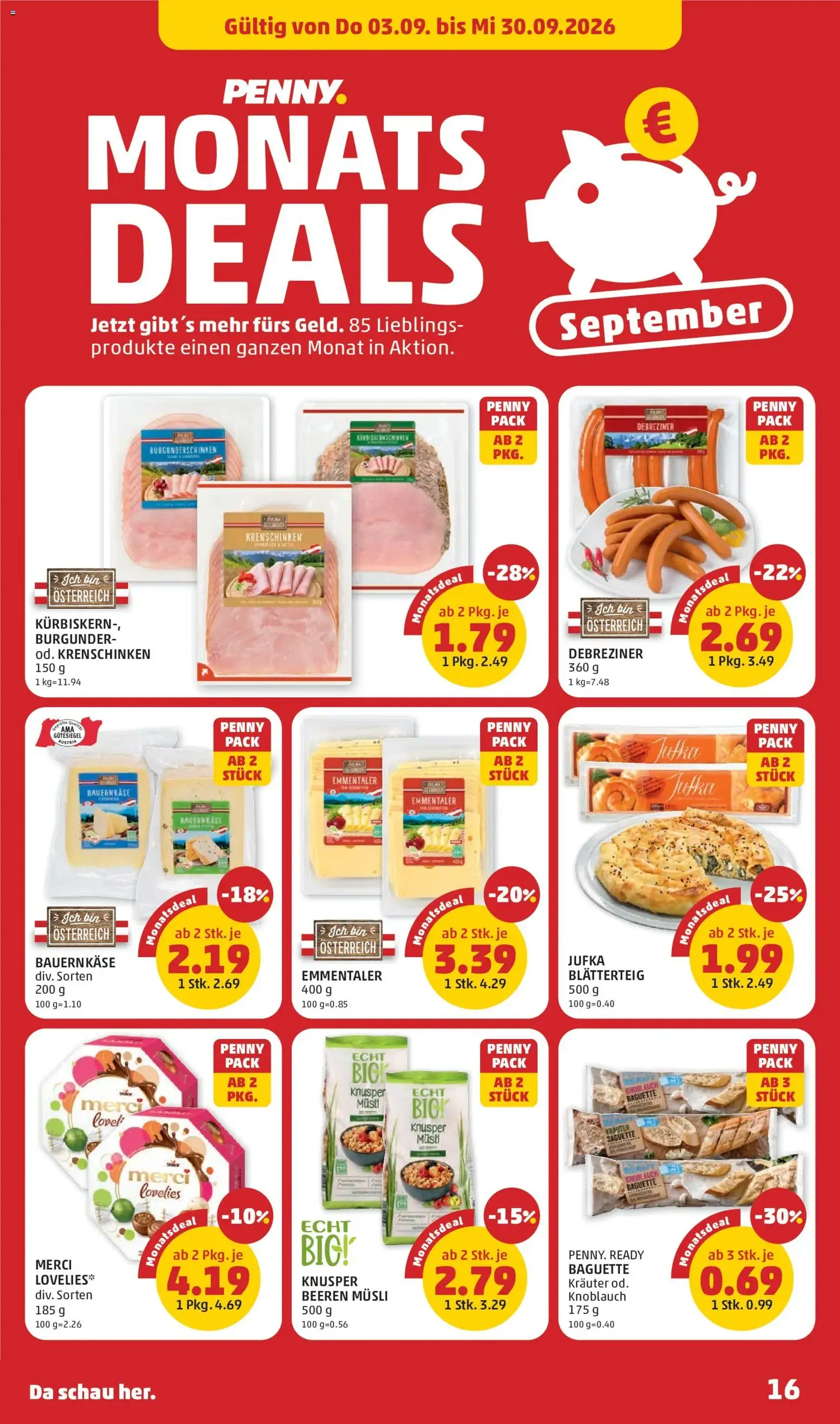 Penny Markt Flugblatt - Gültiger Prospekt ab 27.08.2026, Seite 16 von insgesamt 32