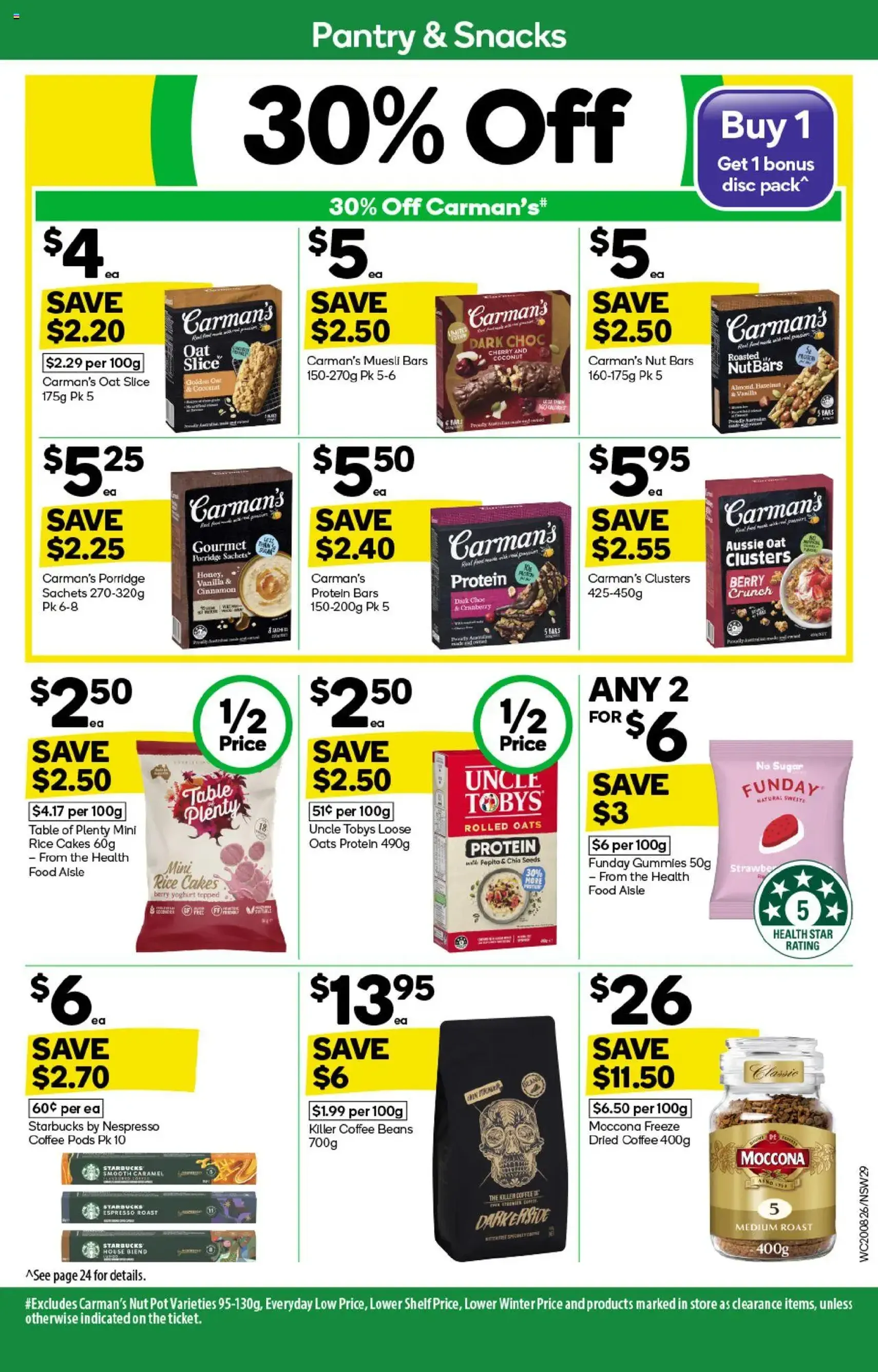 Weekly catalogue Woolworths NSW 20/08 - valid flyer from 20/08/2025, page 29 of 46 Weekly catalogue Woolworths NSW 20/08 - valid flyer from 20/08/2025, page 29 of 46