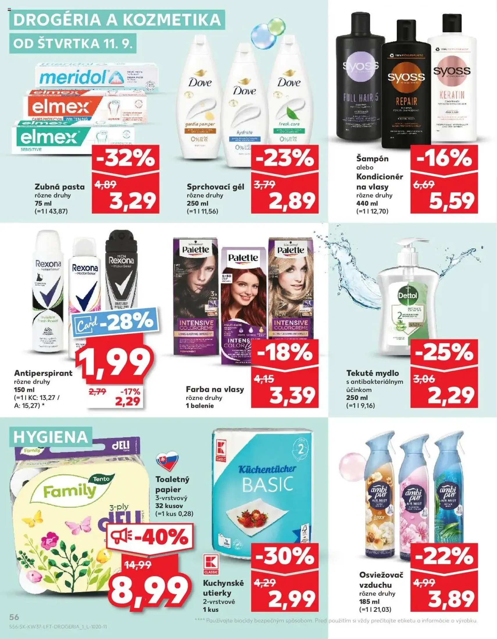 Kaufland Bratislava-Avion - platný leták od 11.09.2025 strana 56 z 78