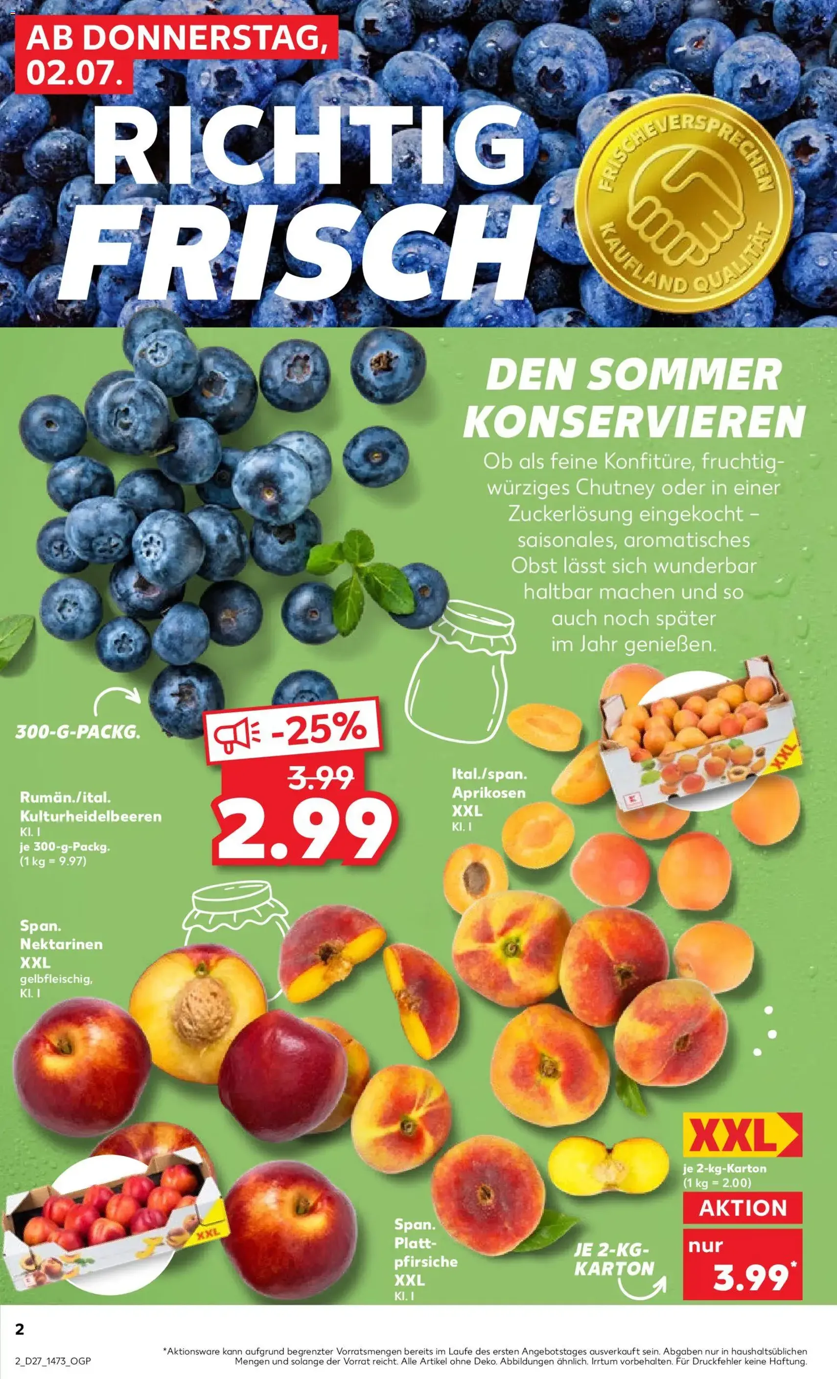 Kaufland Prospekt - Gültiger Prospekt ab 02.07.2026, Seite 2 von insgesamt 64