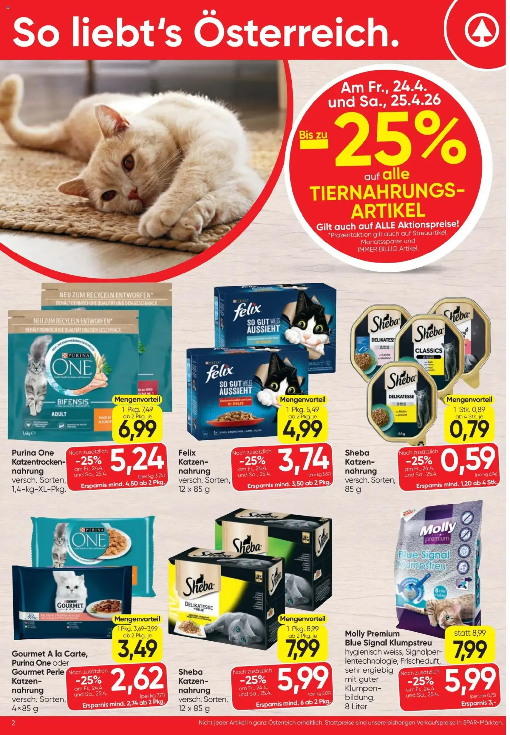 Spar - Flugblatt - Gültiger Prospekt ab 23.04.2026, Seite 2 von insgesamt 24