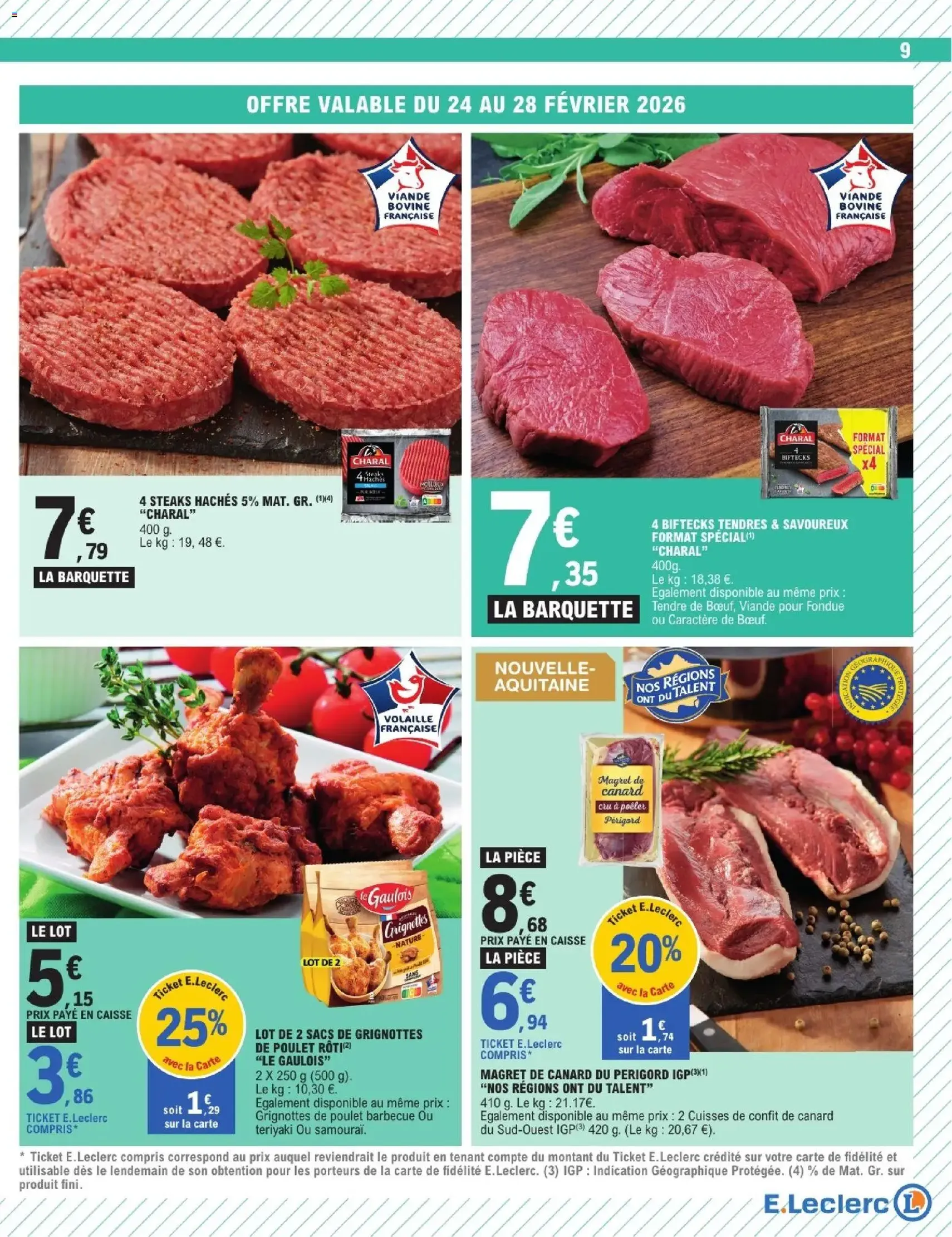 E.Leclerc catalogue semaine 9 - brochure valable à partir du 24/02/2026, page 9 sur 56