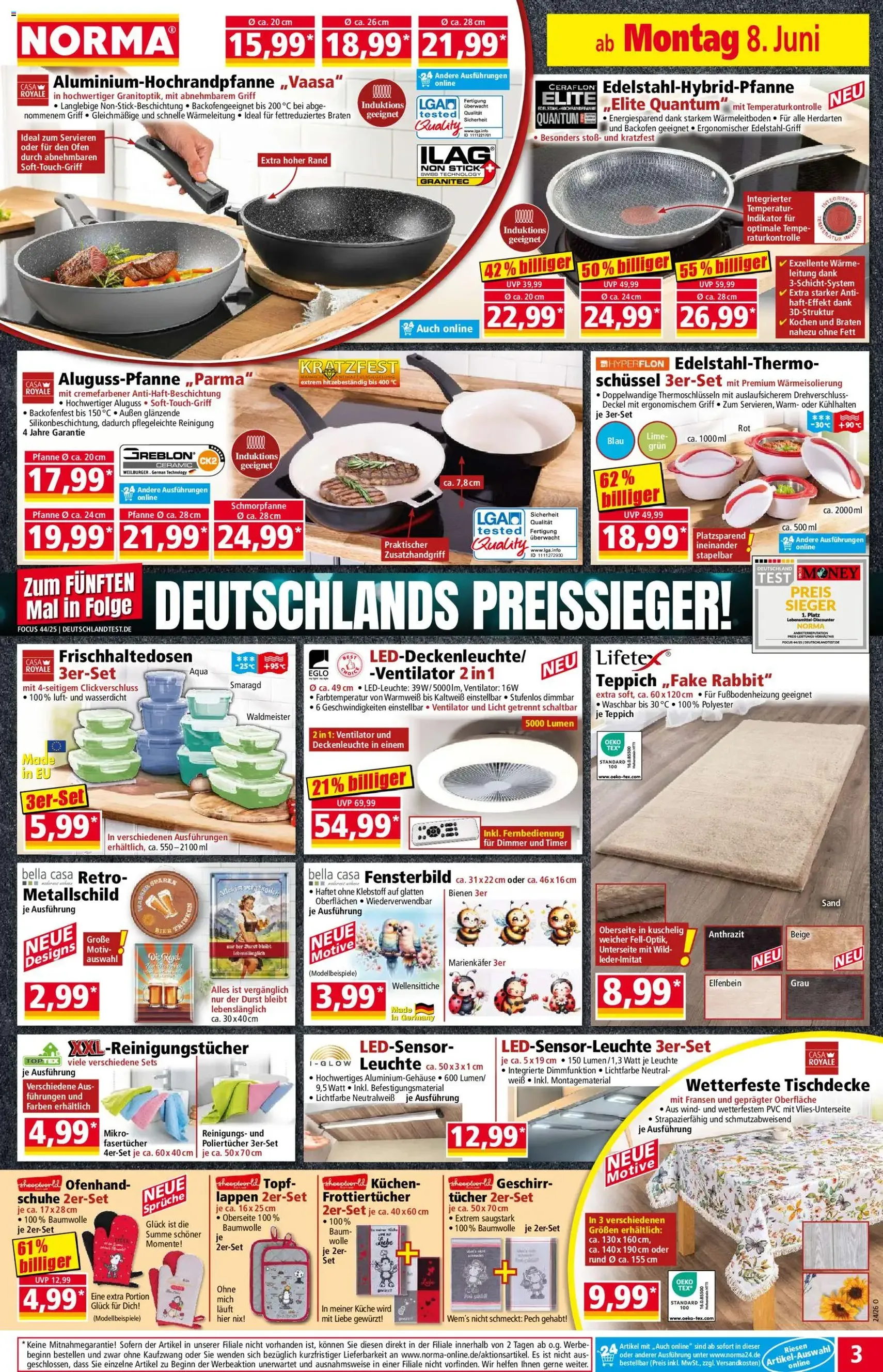 Norma Prospekt - Gültiger Prospekt ab 08.06.2026, Seite 3 von insgesamt 21