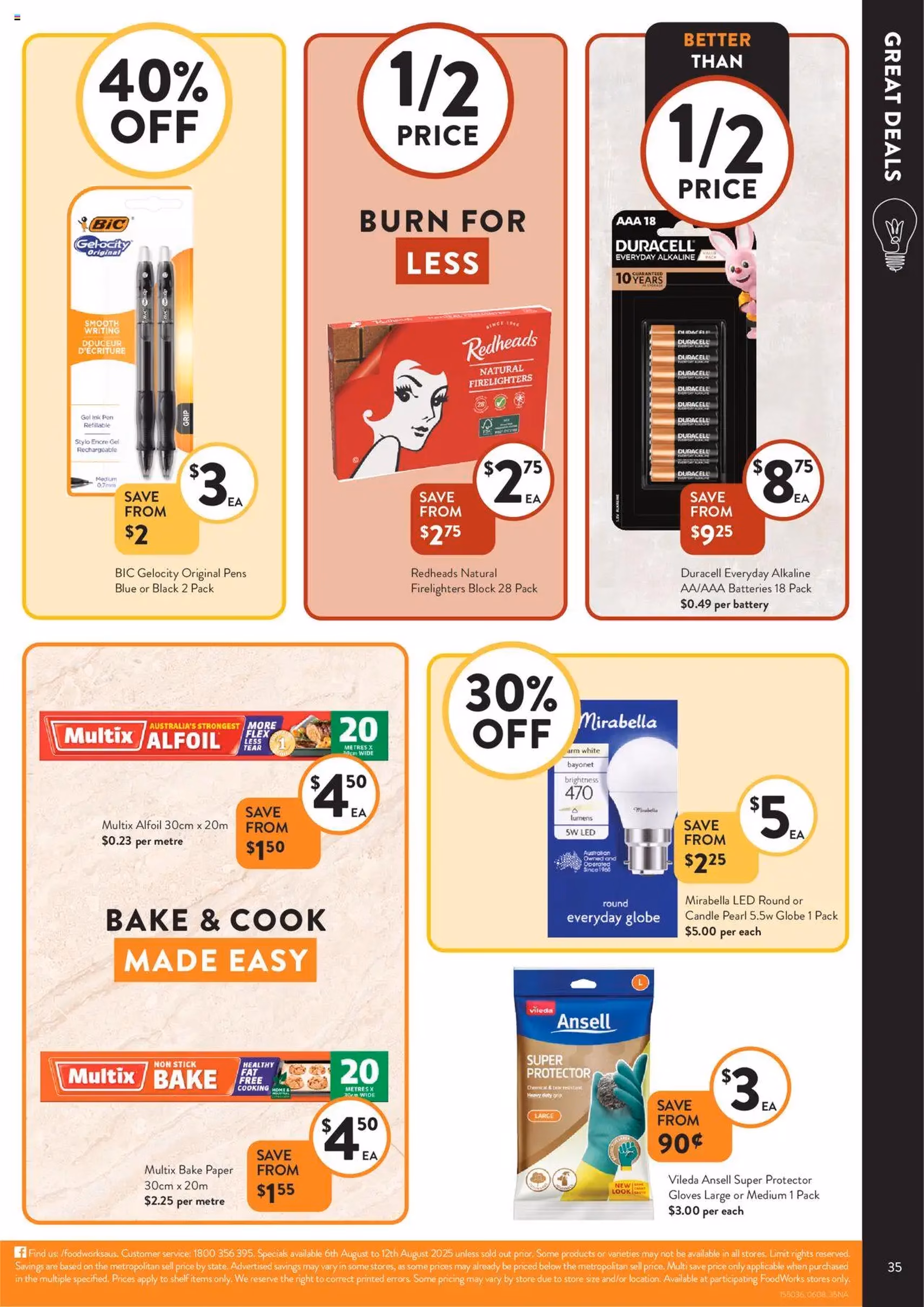 Foodworks - Catalogue NSW - valid flyer from 06/08/2025, page 35 of 35 Foodworks - Catalogue NSW - valid flyer from 06/08/2025, page 35 of 35