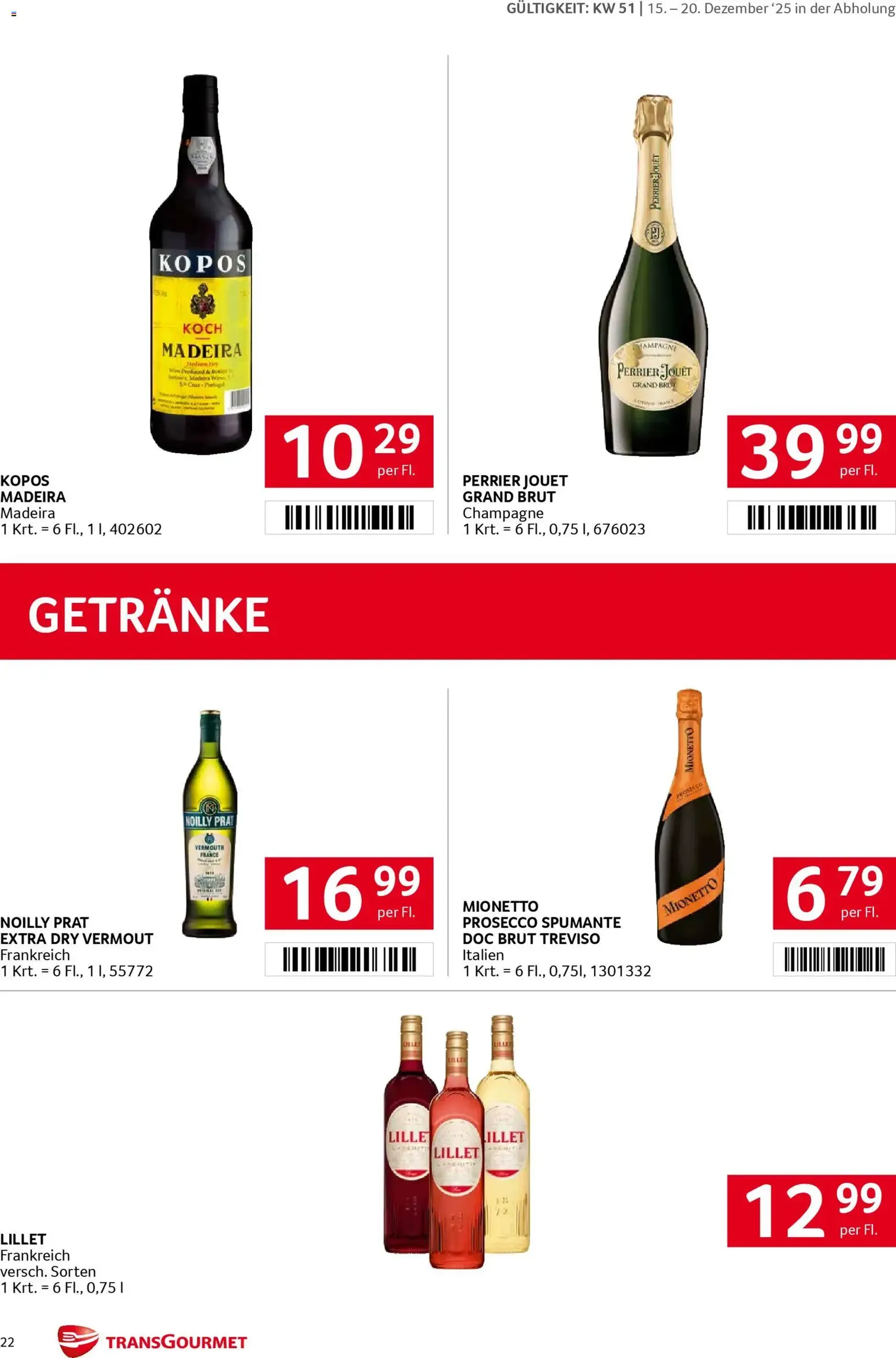 Transgourmet Flugblatt - Gültiger Prospekt ab 15.12.2025, Seite 21 von insgesamt 39