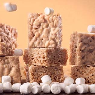 Recipe preview White Russian Rice Cereal Treats