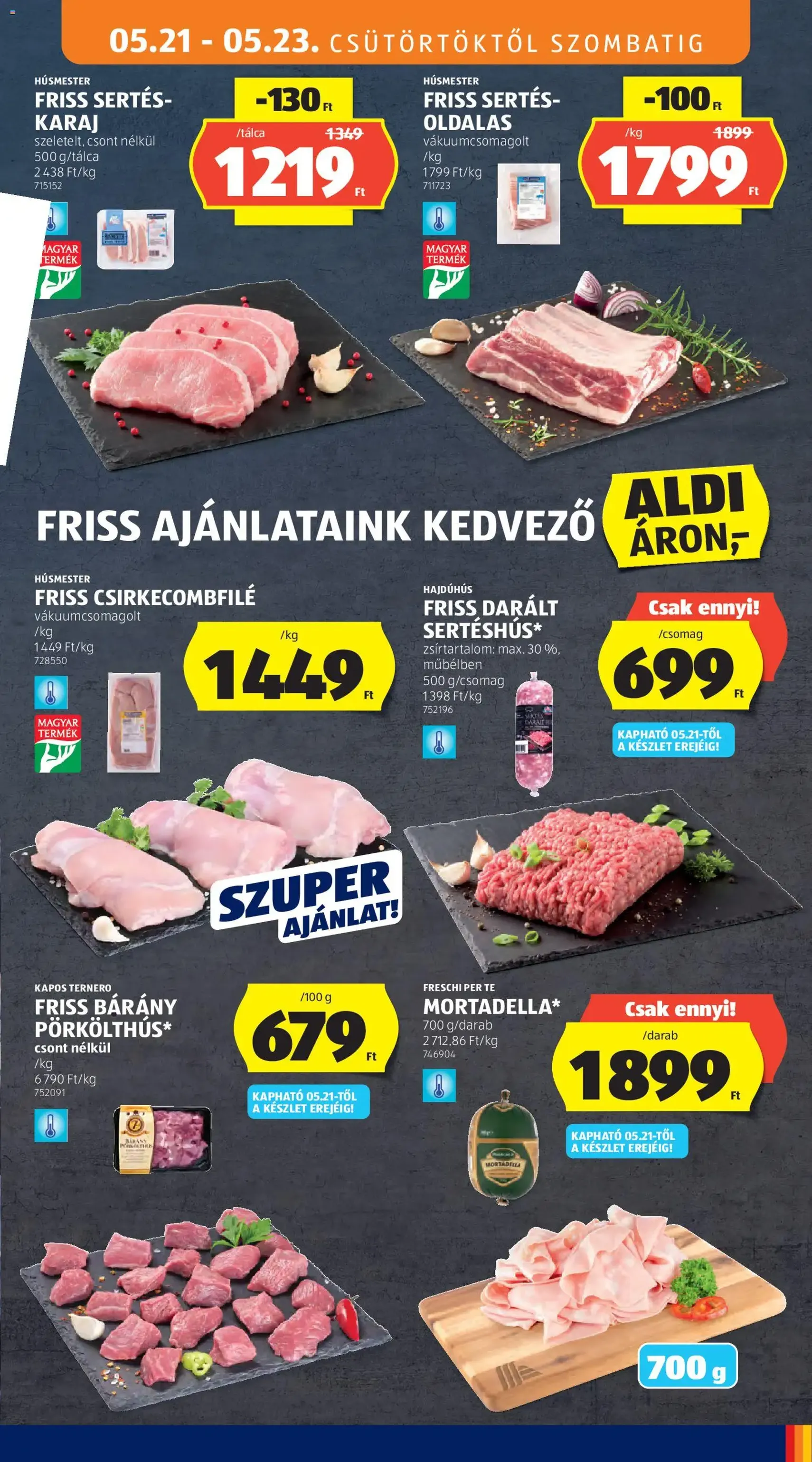 Aldi akciós újság - 2026.05.21. érvényes szórólap 11 oldal 65 oldalból