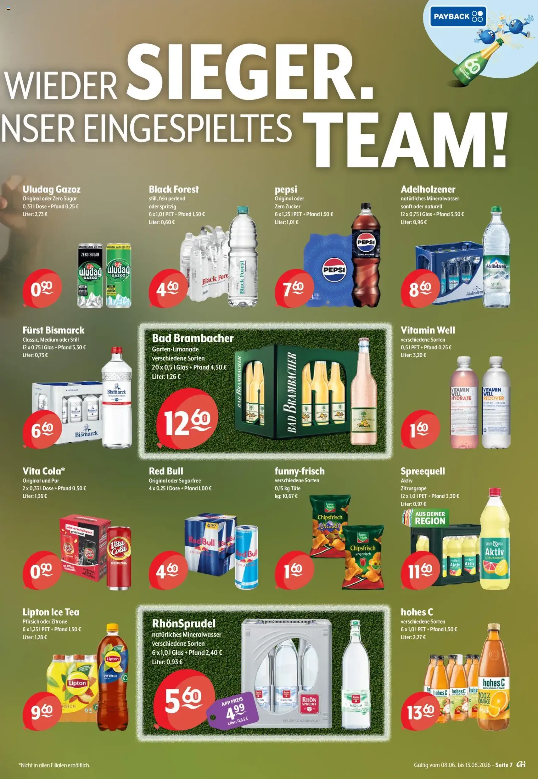 Trink und Spare Prospekt - Gültiger Prospekt ab 08.06.2026, Seite 7 von insgesamt 8