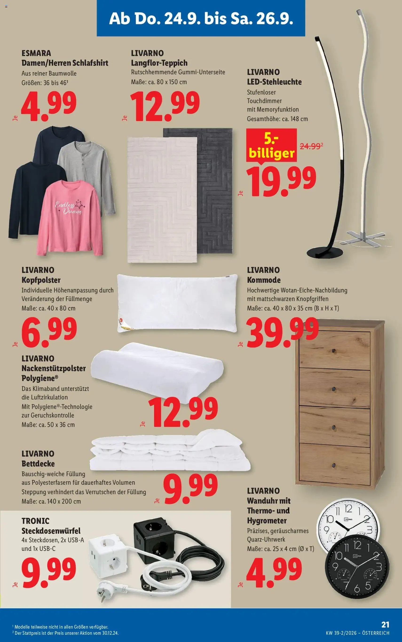 Lidl - Flugblatt - Gültiger Prospekt ab 24.09.2026, Seite 25 von insgesamt 55