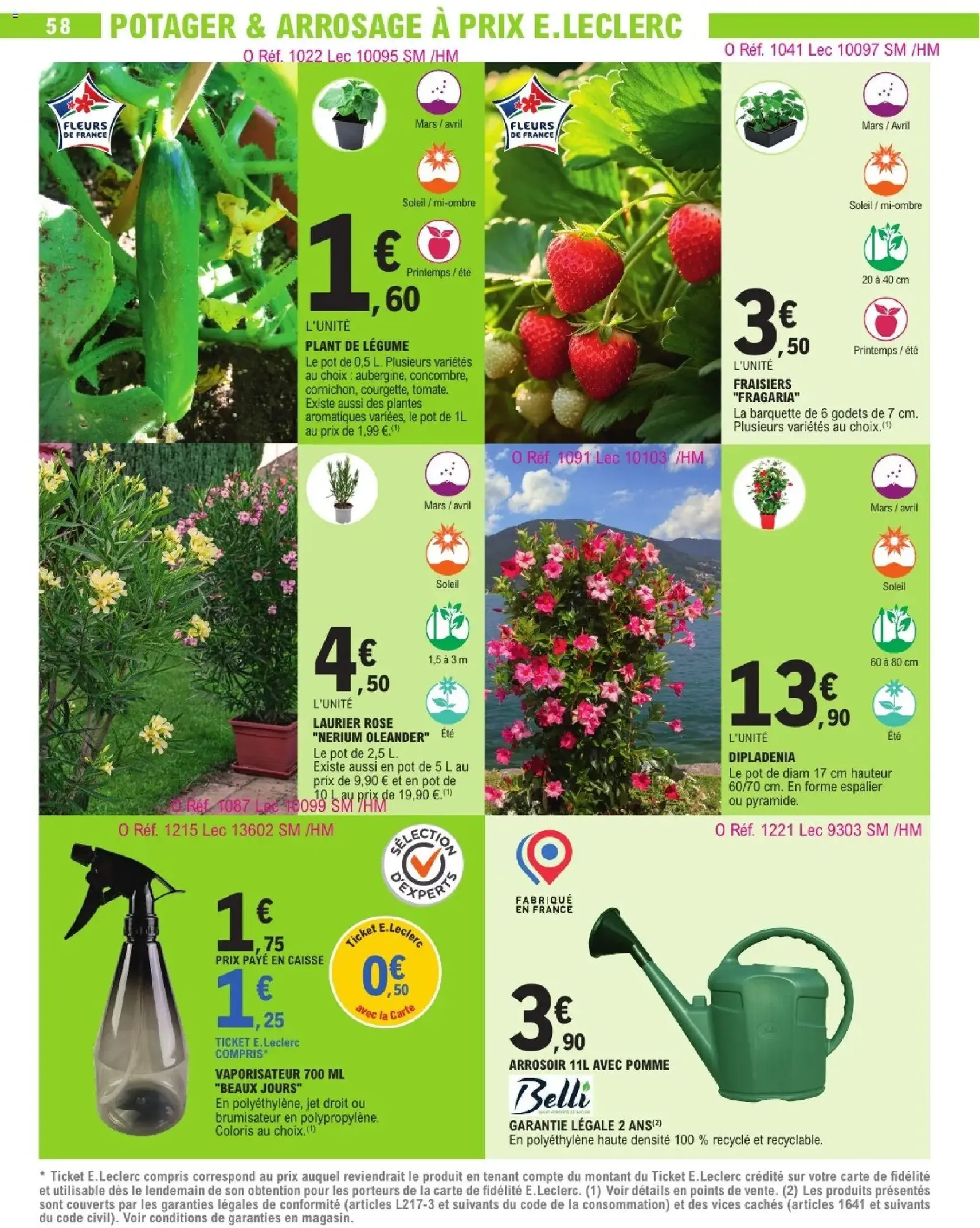 E.Leclerc catalogue de la semaine 13 - brochure valable à partir du 24/03/2026, page 58 sur 63