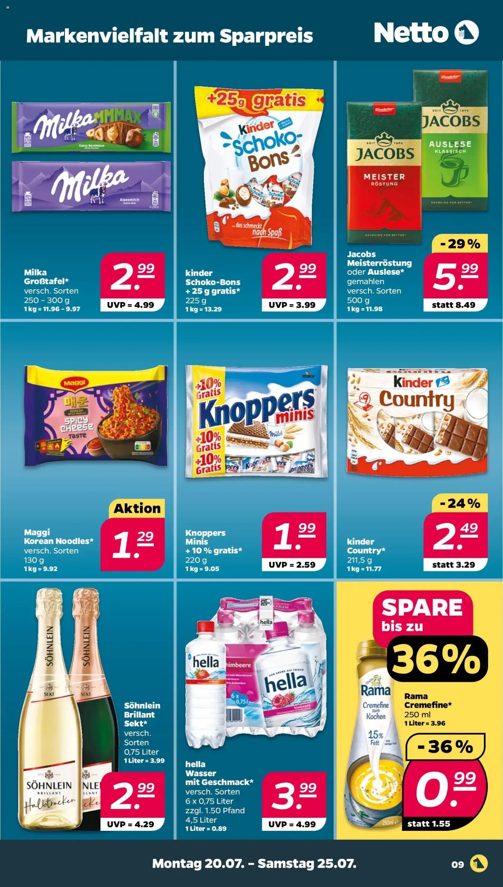 Netto Prospekt - Gültiger Prospekt ab 20.07.2026, Seite 9 von insgesamt 32