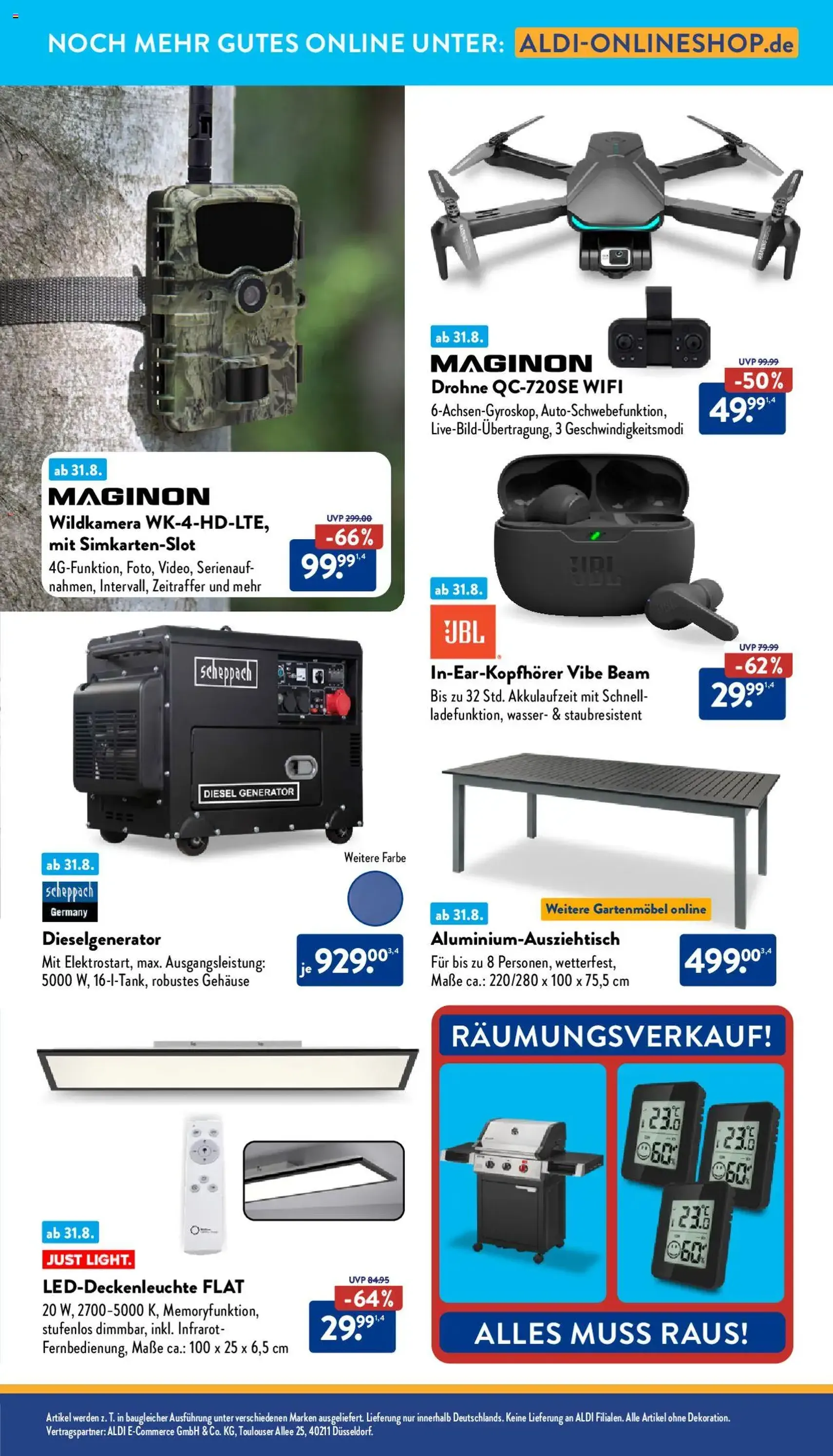Aldi Prospekt - Gültiger Prospekt ab 01.09.2025, Seite 33 von insgesamt 43 Aldi Prospekt - Gültiger Prospekt ab 01.09.2025, Seite 33 von insgesamt 43