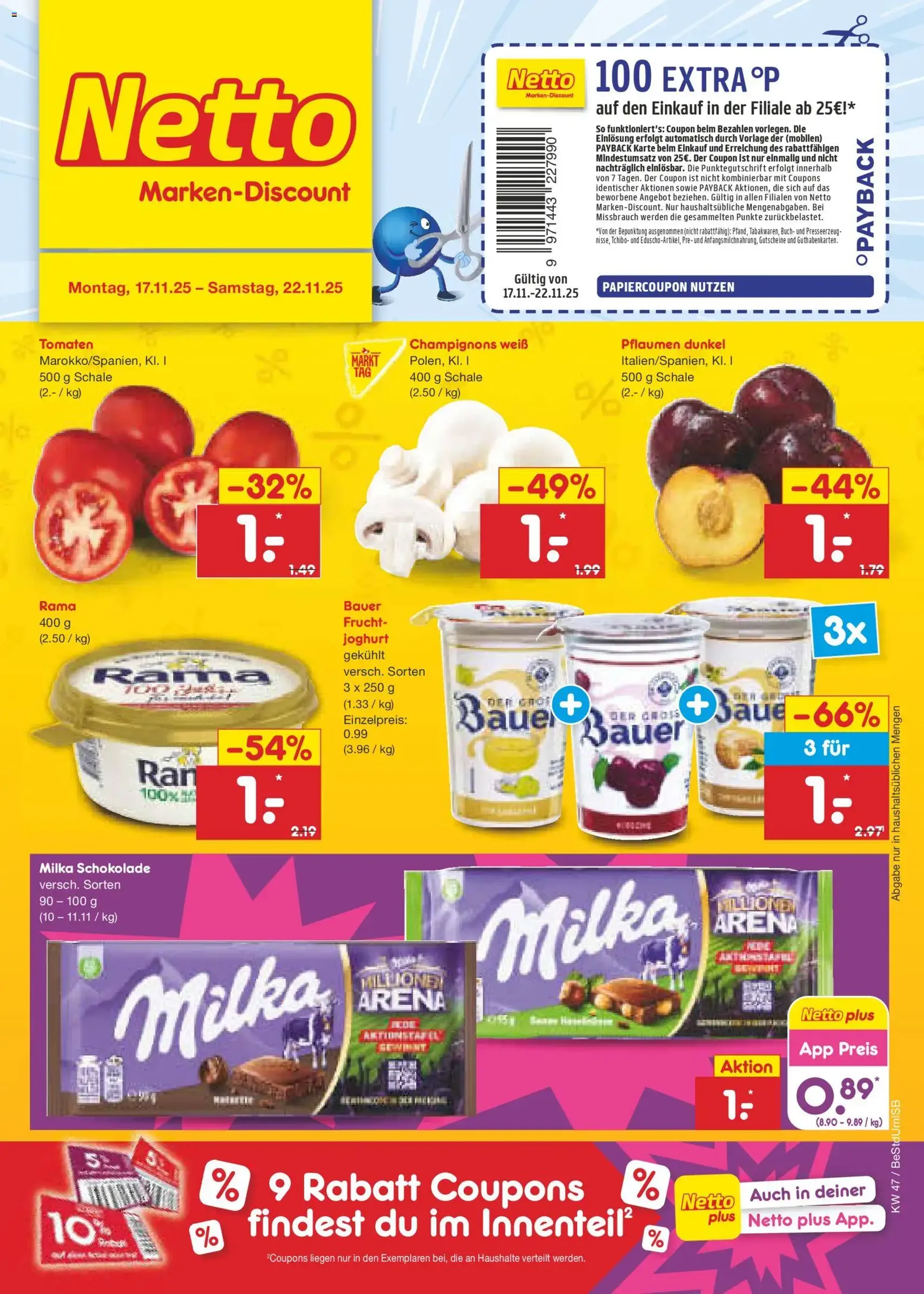 Netto Marken-Discount - Black Friday - Gültiger Prospekt ab 17.11.2025, Seite 1 von insgesamt 60