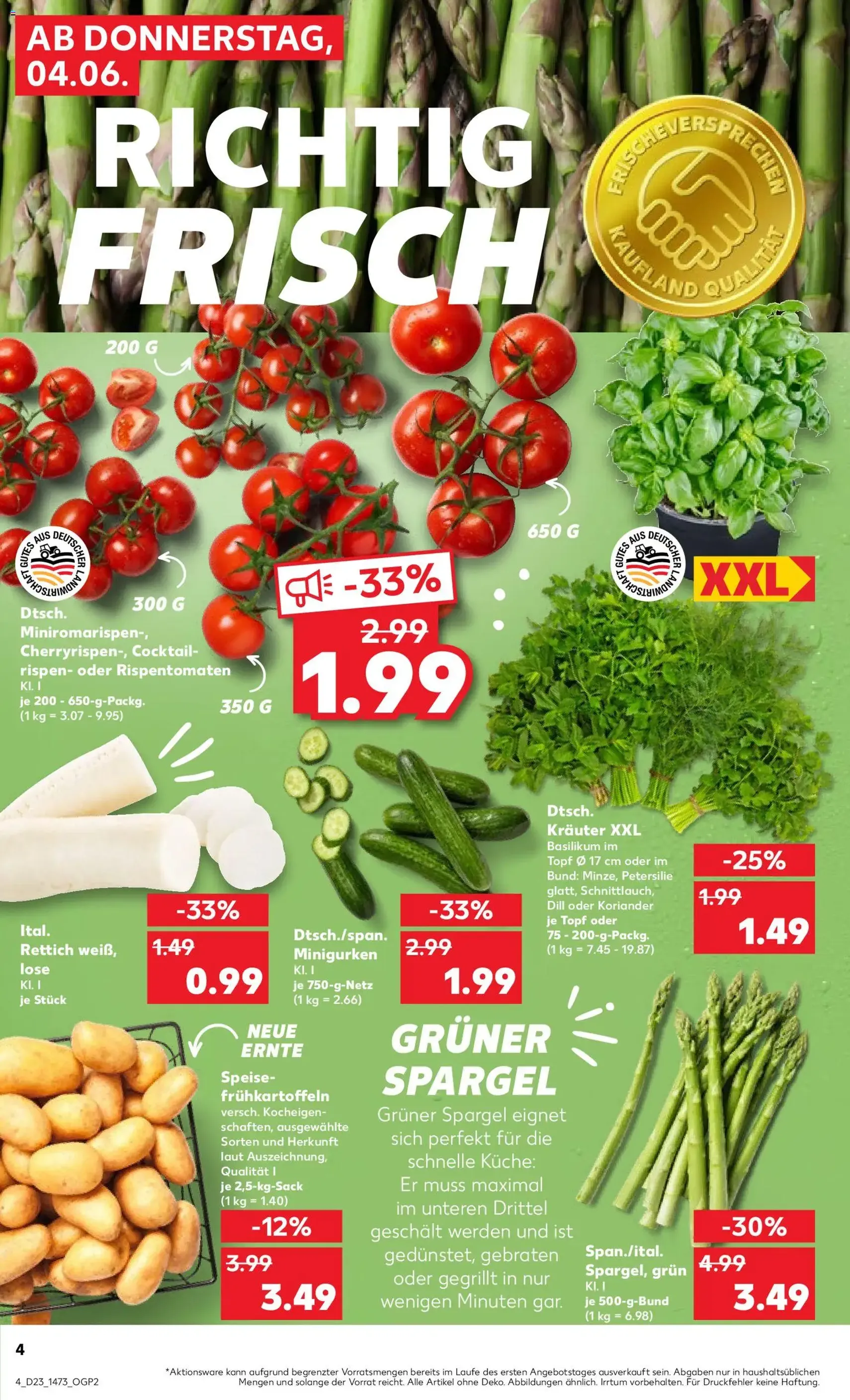 Kaufland Prospekt - Gültiger Prospekt ab 04.06.2026, Seite 4 von insgesamt 62