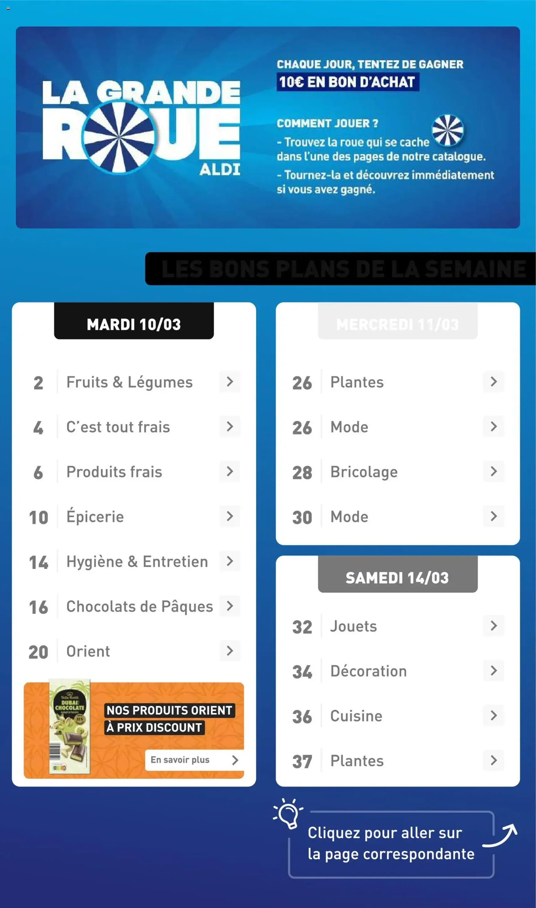 Aldi - Catalogue de la semaine 11 - brochure valable à partir du 10/03/2026, page 3 sur 43