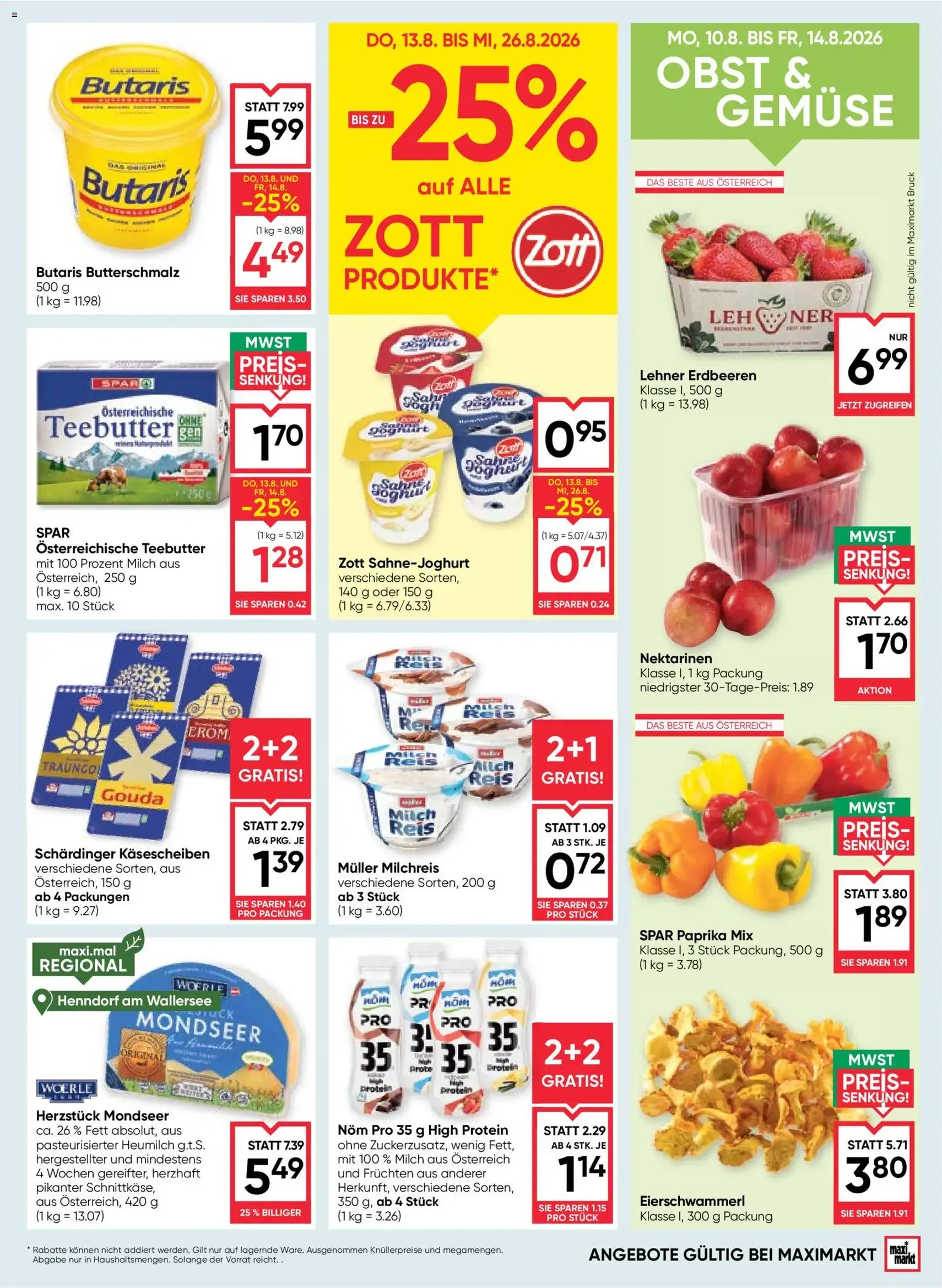 Maximarkt Flugblatt - Gültiger Prospekt ab 13.08.2026, Seite 9 von insgesamt 24
