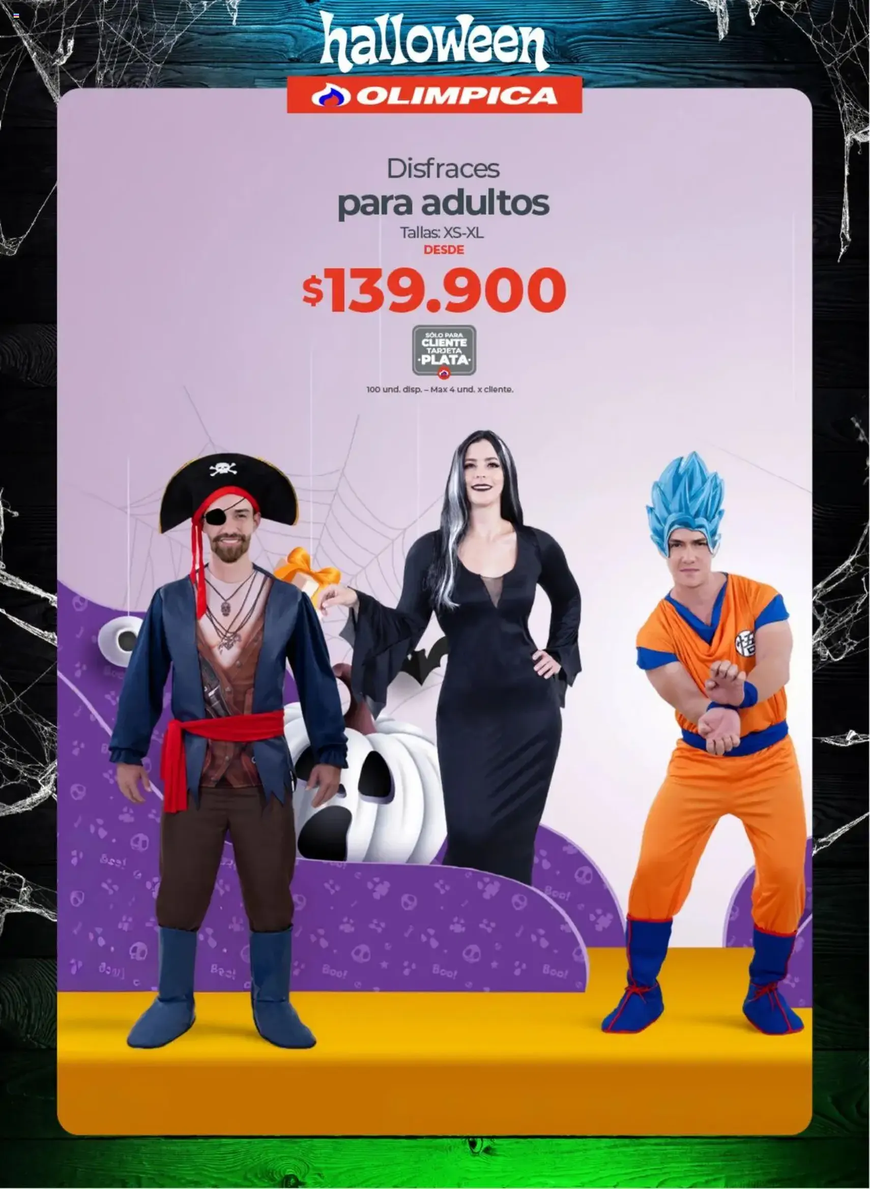 Olímpica - Disfraces para Halloween - folleto válido desde 01/10/2025 página 10 de 11 Olímpica - Disfraces para Halloween - folleto válido desde 01/10/2025 página 10 de 11