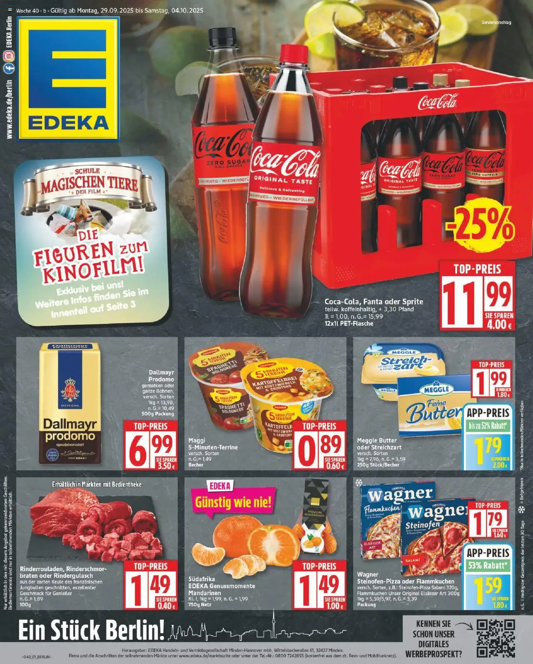 Edeka Prospekt - Gültiger Prospekt ab 29.09.2025, Seite 1 von insgesamt 20