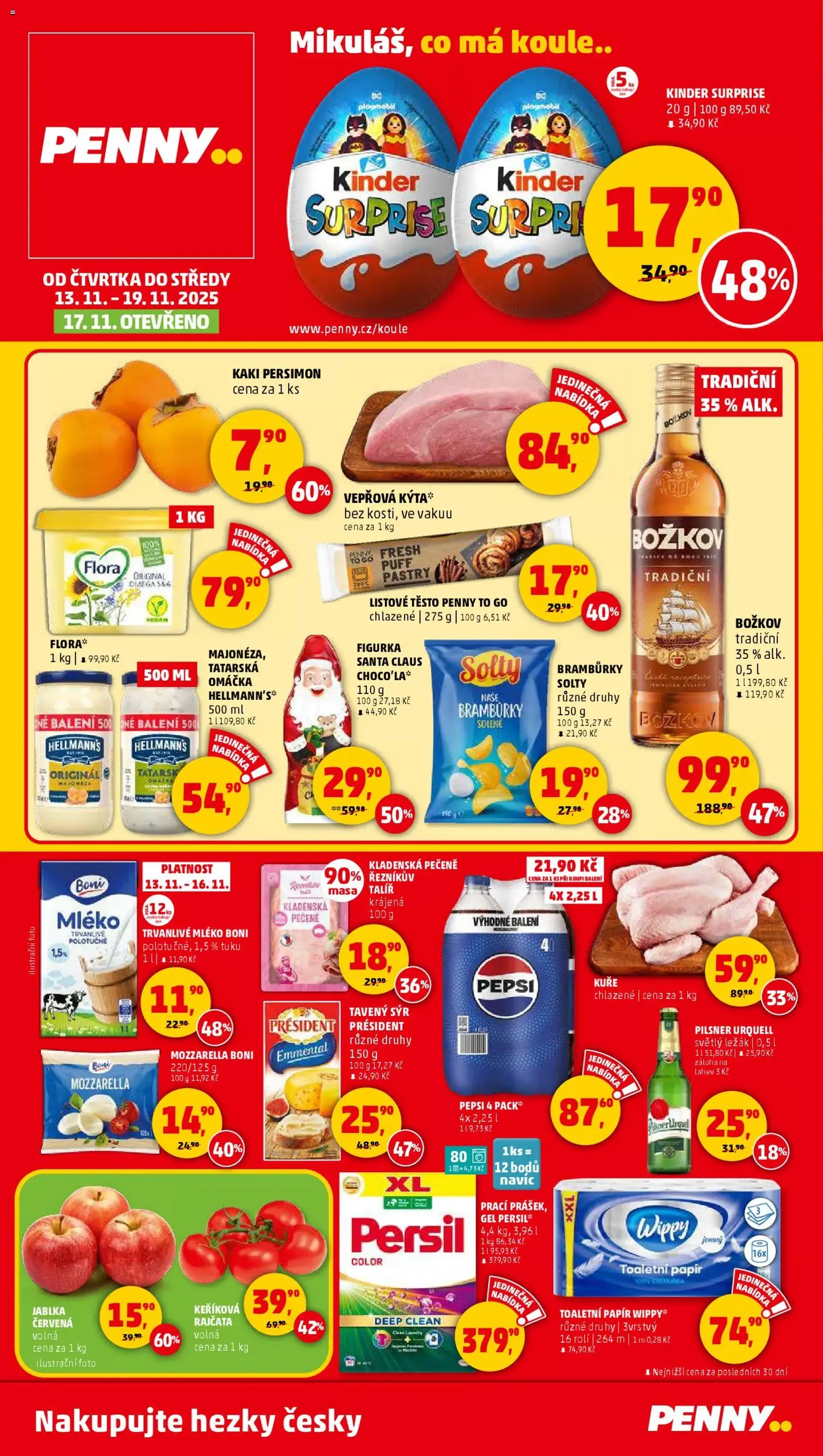Penny Market leták - Čtvrtečník - platný leták od 13.11.2025 strana 1 z 35