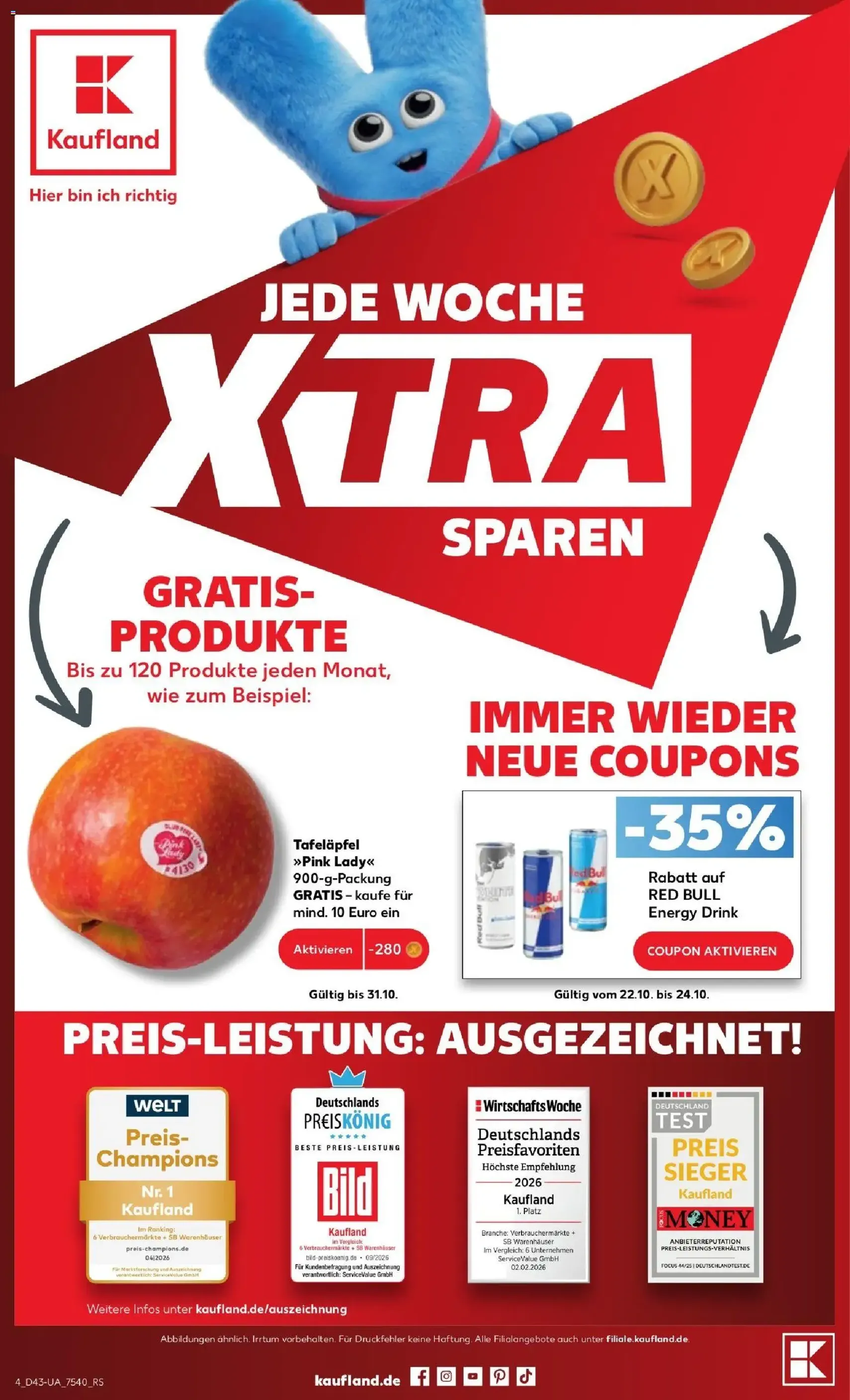 Kaufland Prospekt - Gültiger Prospekt ab 19.10.2026, Seite 68 von insgesamt 68