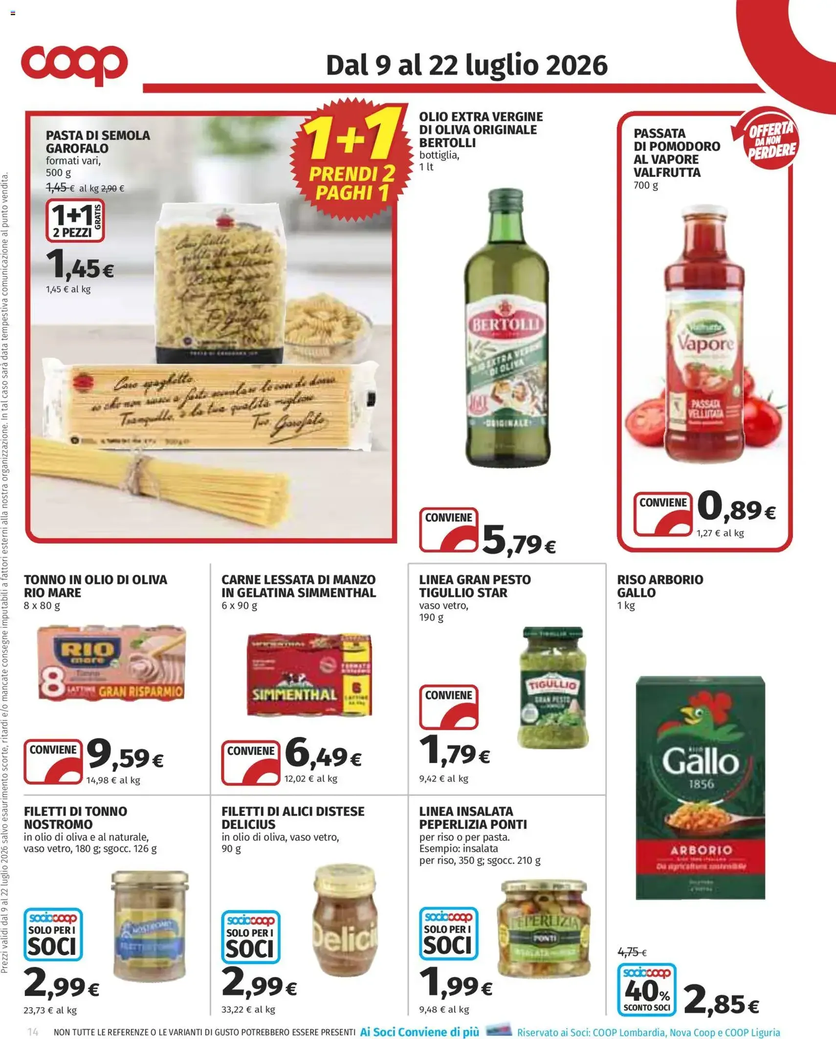 COOP volantino - volantino valido dal 09/07/2026 pagina 14 di 24