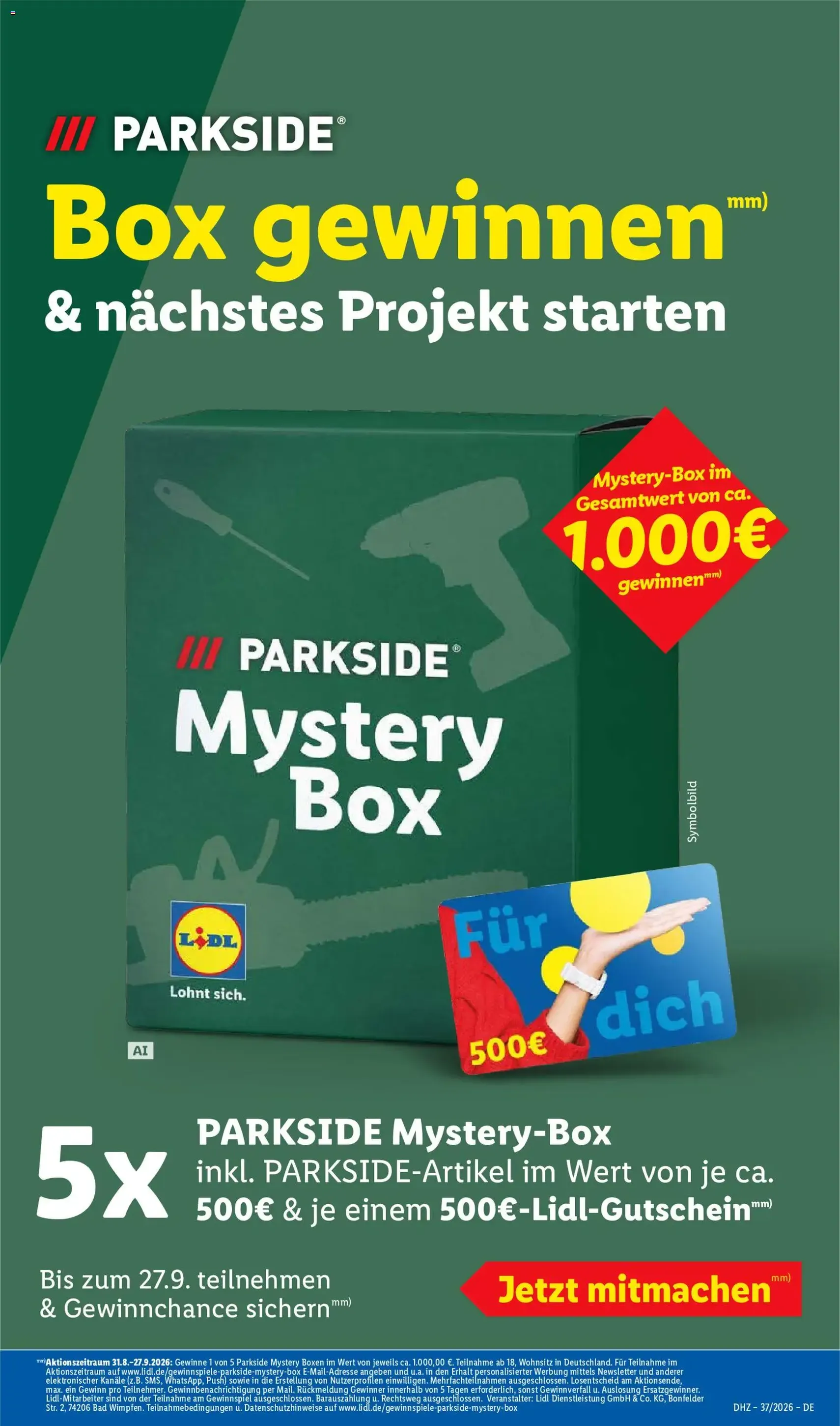 Lidl Prospekt - Gültiger Prospekt ab 07.09.2026, Seite 37 von insgesamt 73