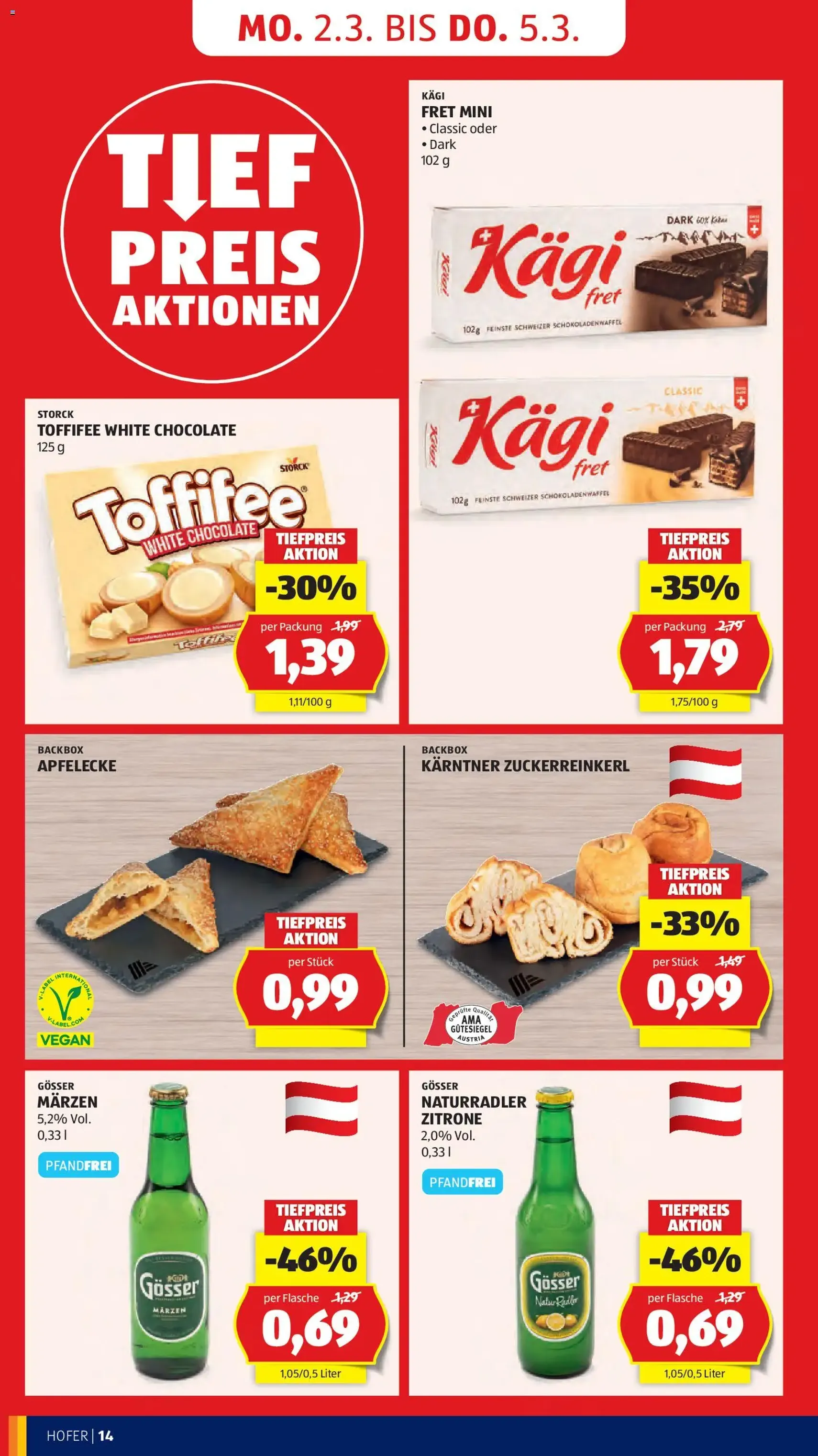 Hofer Flugblatt - Gültiger Prospekt ab 25.02.2026, Seite 16 von insgesamt 41
