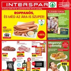 Interspar Akciós újság - szórólap előnézete érvényes 2025.09.18. -tól