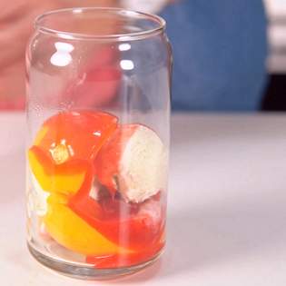 Recipe preview Traditional French "Peach Melba" dessert recipe