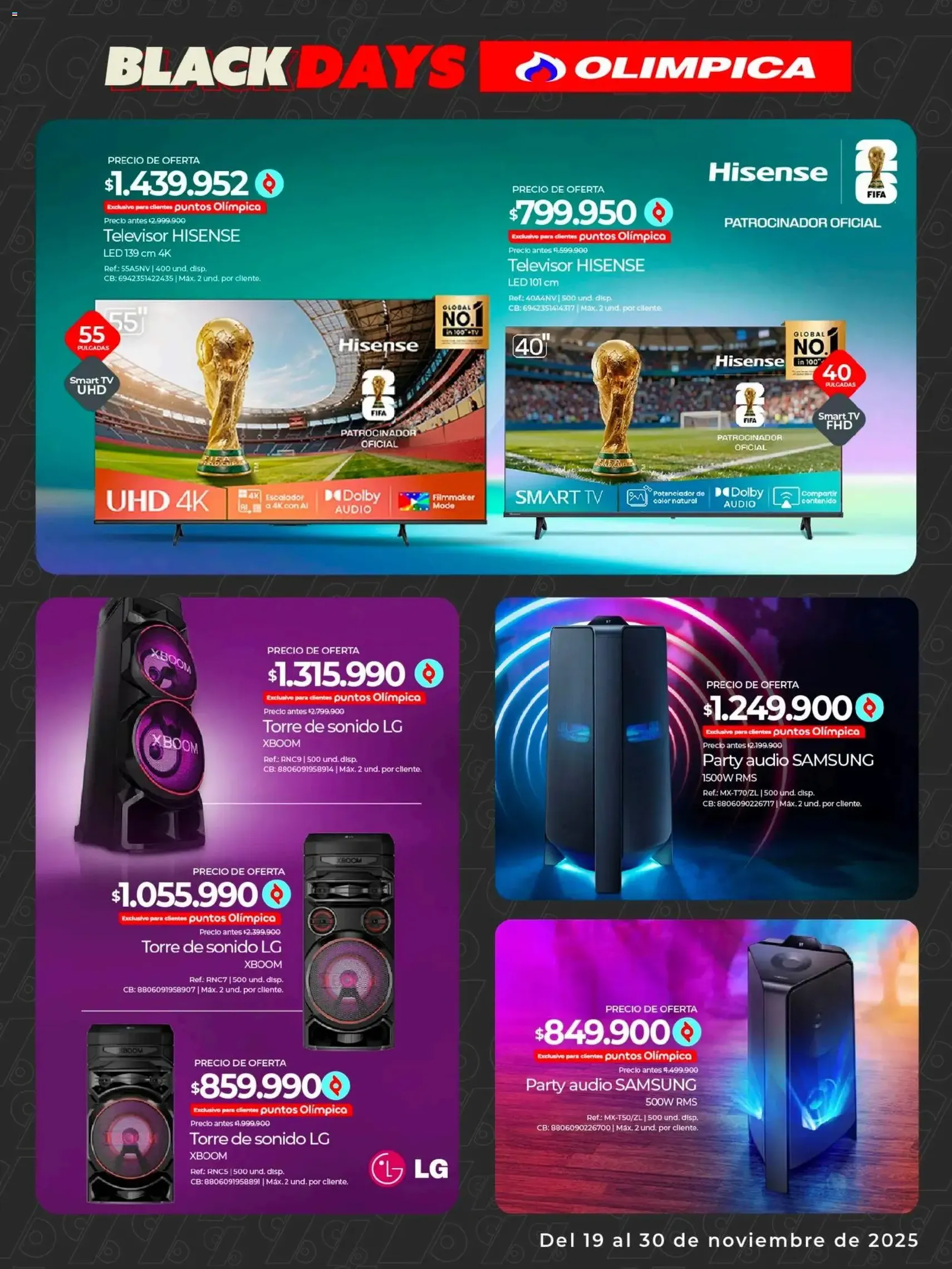 Olímpica - Black Friday - folleto válido desde 19/11/2025 página 5 de 31
