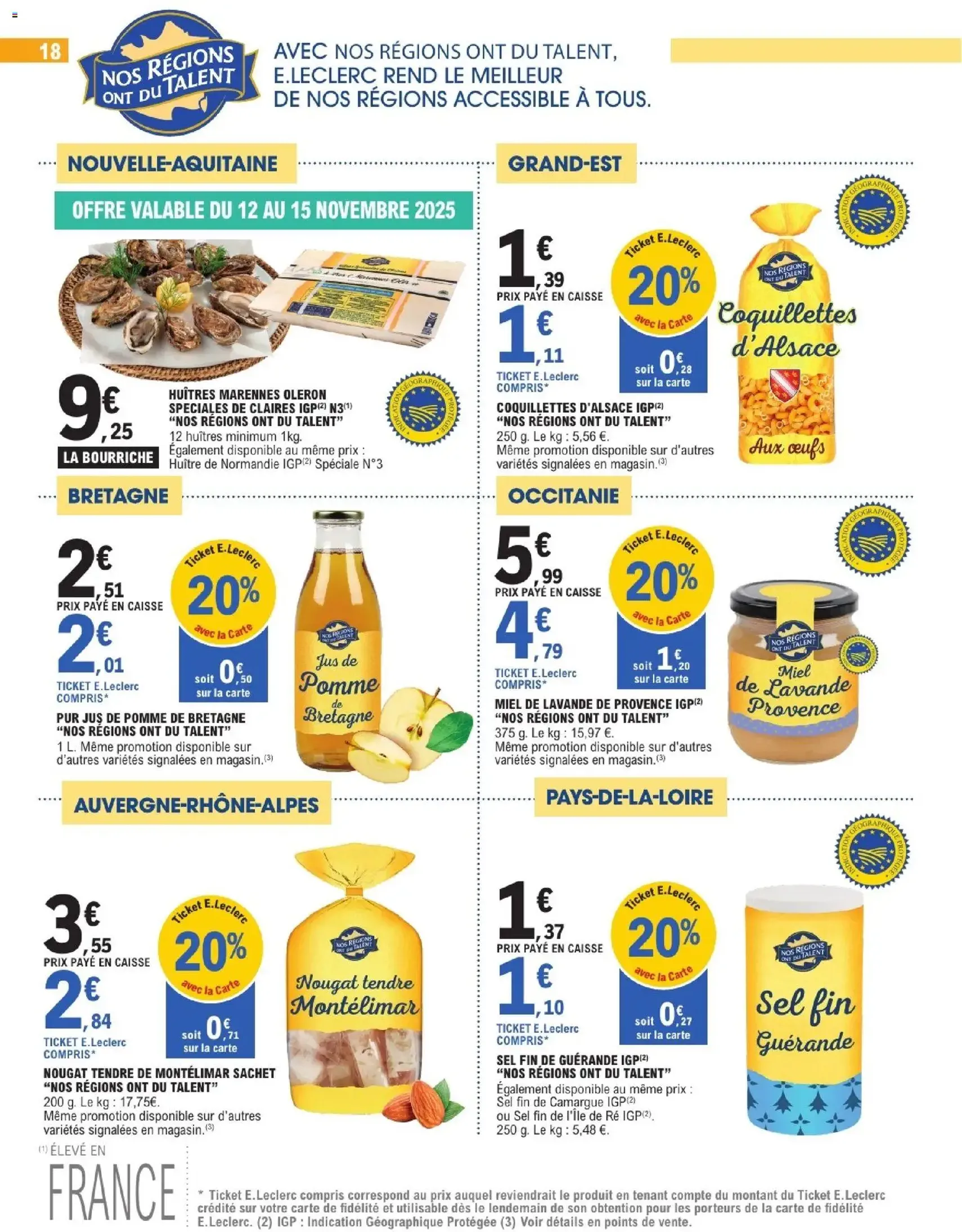 E.Leclerc catalogue semaine 46 - brochure valable à partir du 11/11/2025, page 18 sur 40