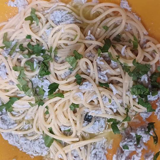 Anteprima ricetta Pasta con la neonata