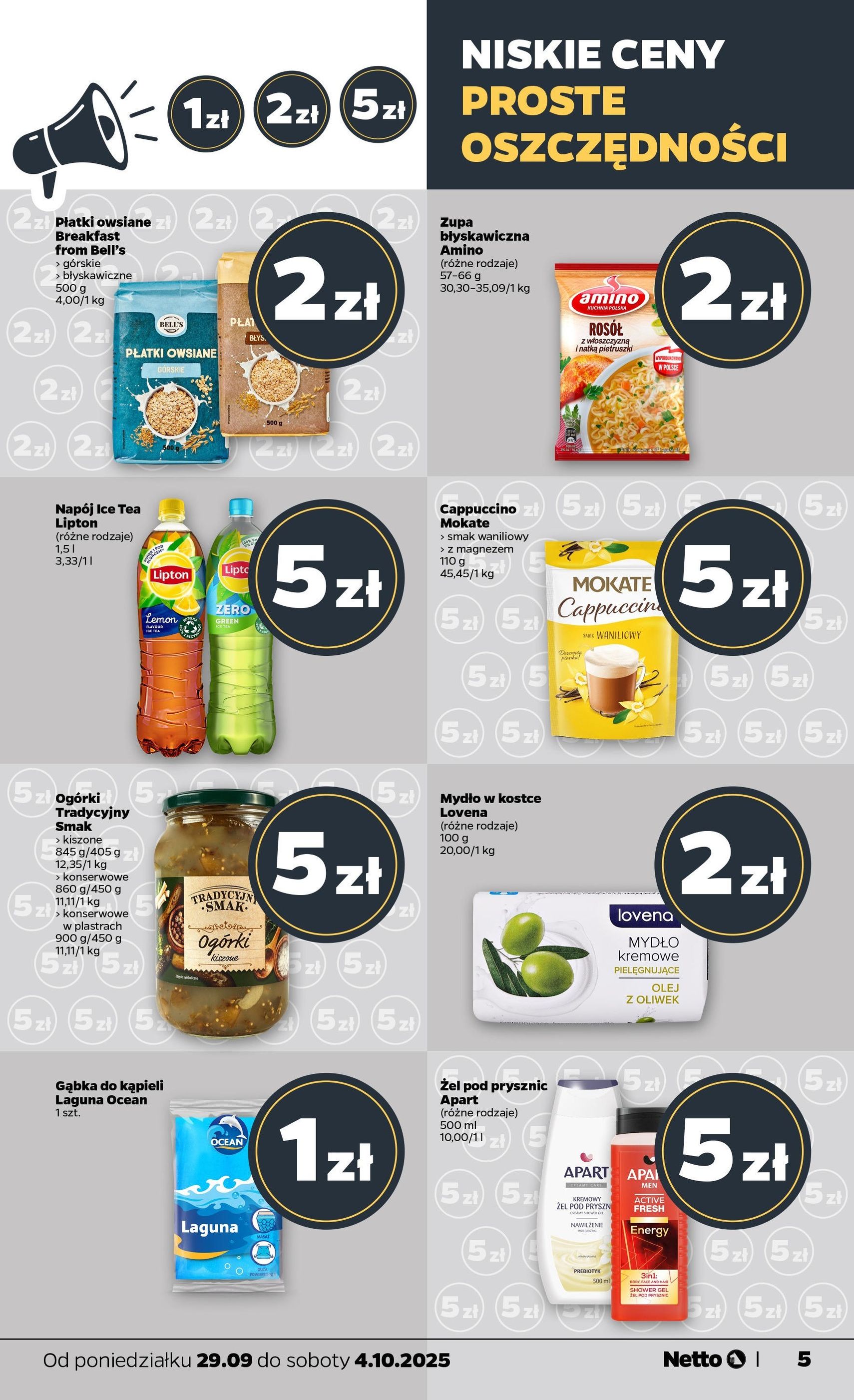 Netto gazetka - Spożywcza - ważny gazetka od 29.09.2025 strona 5 z 31 Netto gazetka - Spożywcza - ważny gazetka od 29.09.2025 strona 5 z 31