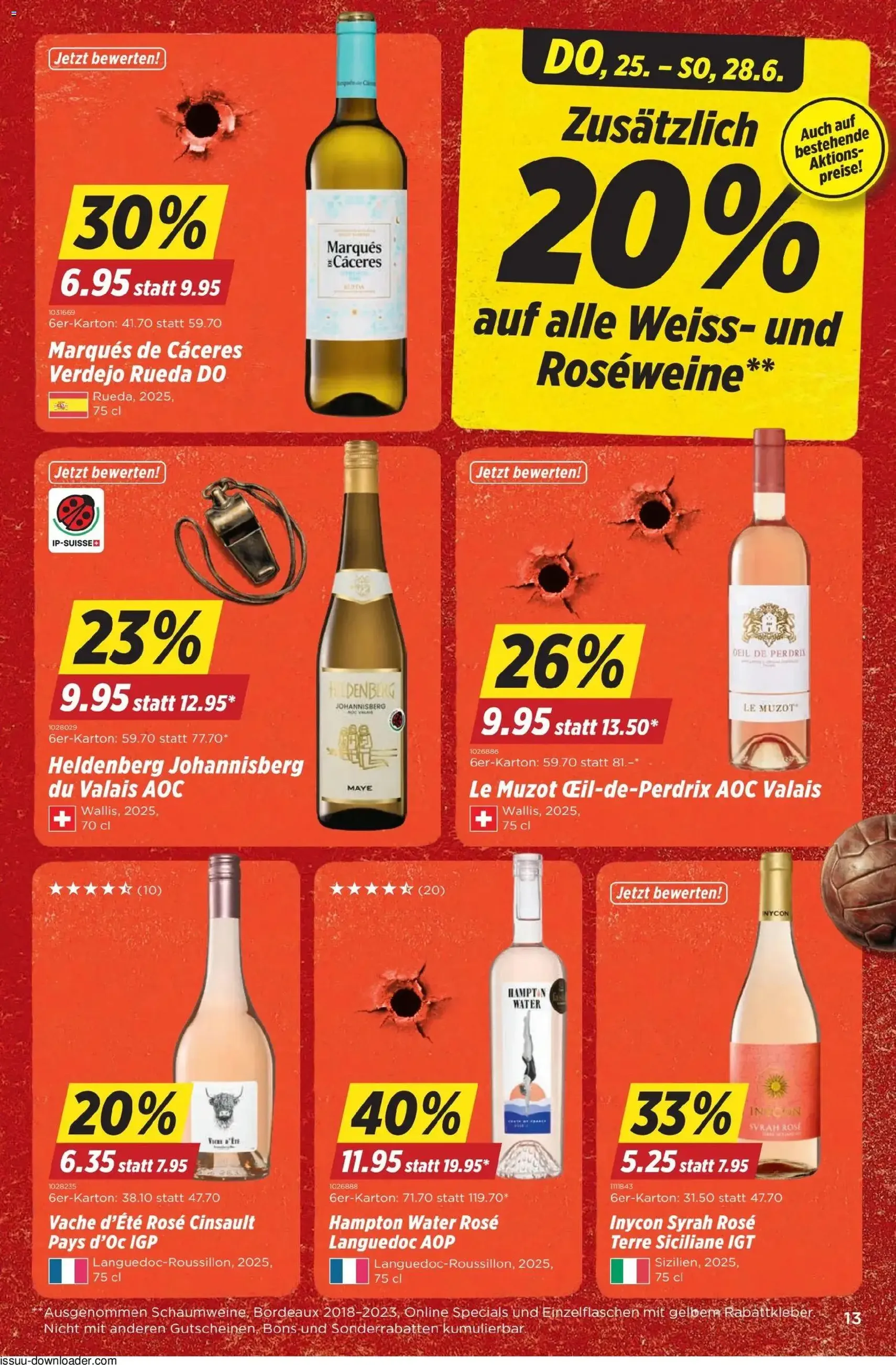 Denner aktionen - Gültiger Prospekt ab 25.06.2026, Seite 13 von insgesamt 24