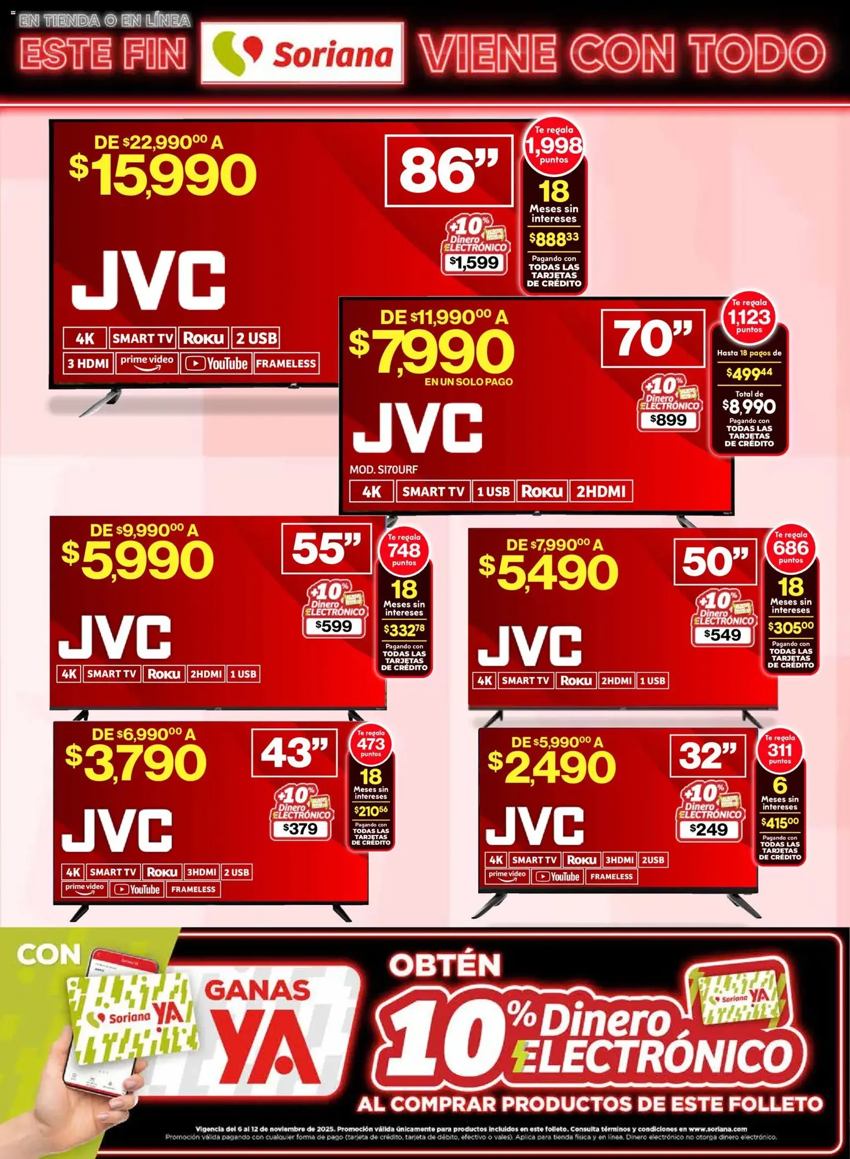 Soriana - Este fin Soriana viene con todo Híper Nacional - folleto válido desde 05/11/2025 página 3 de 38