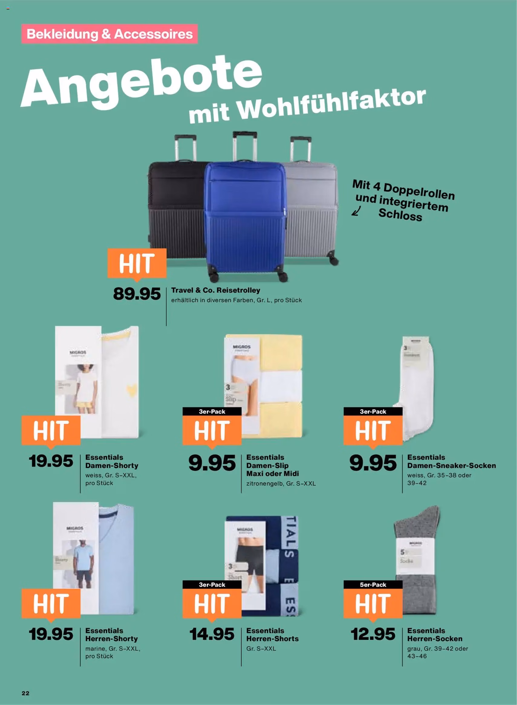 Migros aktionen - Gültiger Prospekt ab 19.03.2026, Seite 22 von insgesamt 24