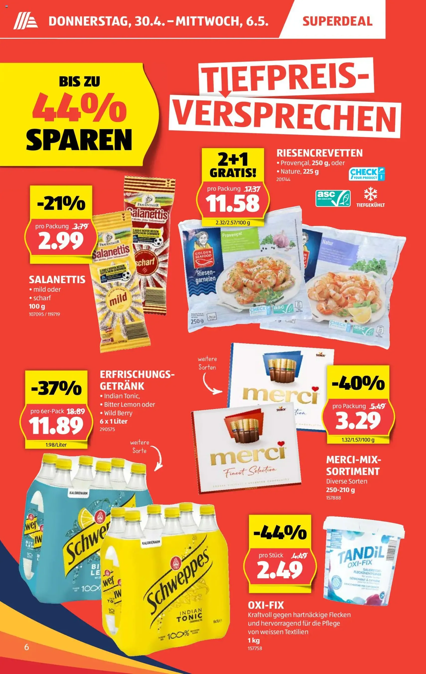 Aldi aktionen - Gültiger Prospekt ab 30.04.2026, Seite 6 von insgesamt 35
