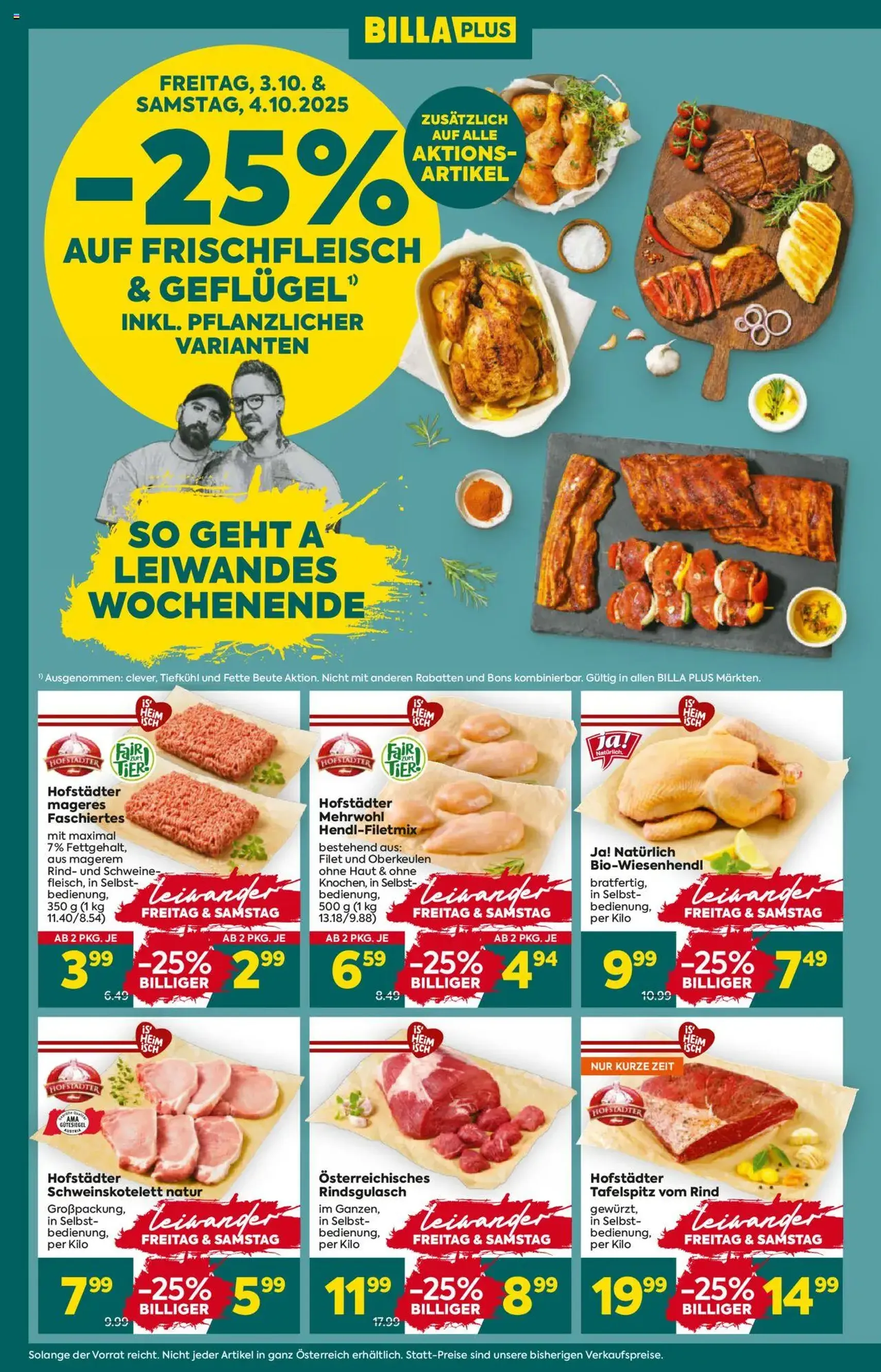 Billa Plus Flugblatt - Gültiger Prospekt ab 02.10.2025, Seite 2 von insgesamt 16 Billa Plus Flugblatt - Gültiger Prospekt ab 02.10.2025, Seite 2 von insgesamt 16